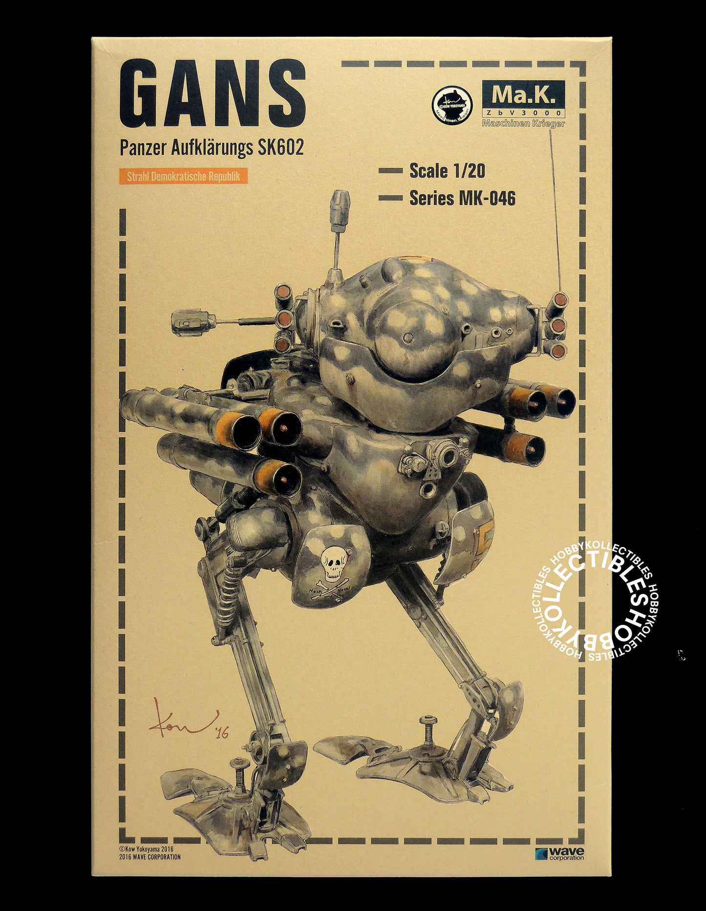 Ma.K Wave SF3D 1/20 Land Battle Gans SK602 Model Kit