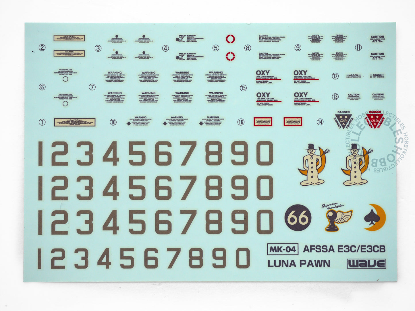 Ma.K Wave SF3D 1/20 E3C/E3CB Luna Pawn Model Kit