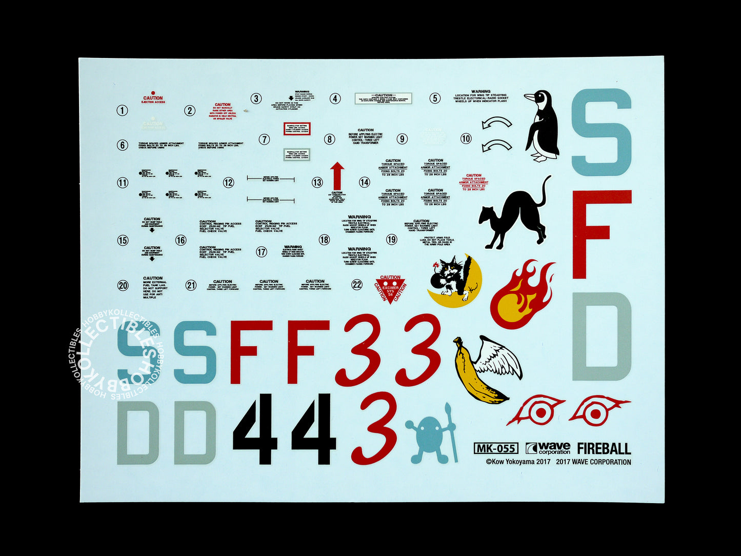 Ma.K Wave SF3D 1/20 Mecha SAFS Fire Ball/Snowman Model Kit