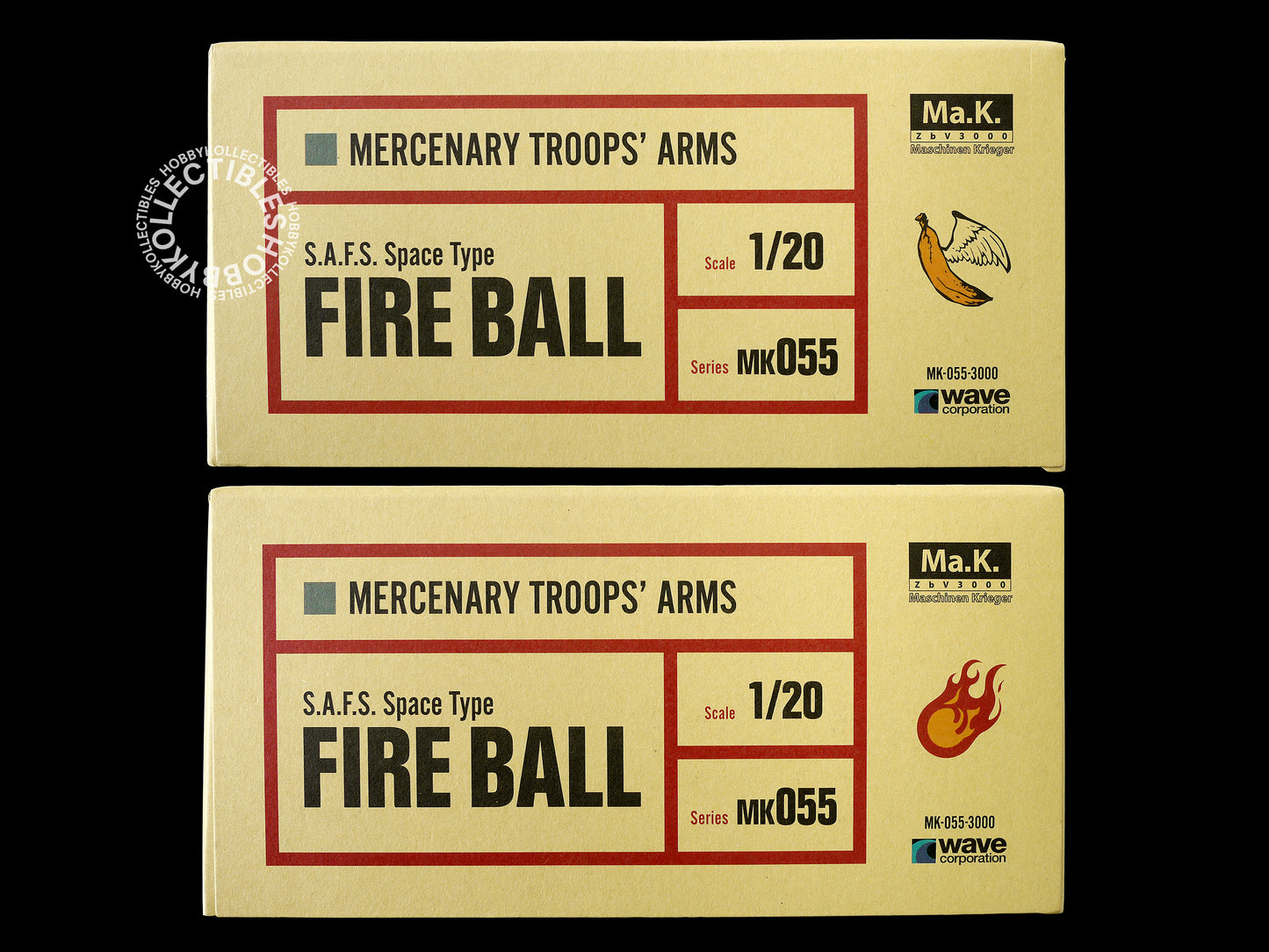 Ma.K Wave SF3D 1/20 Mecha SAFS Fire Ball/Snowman Model Kit