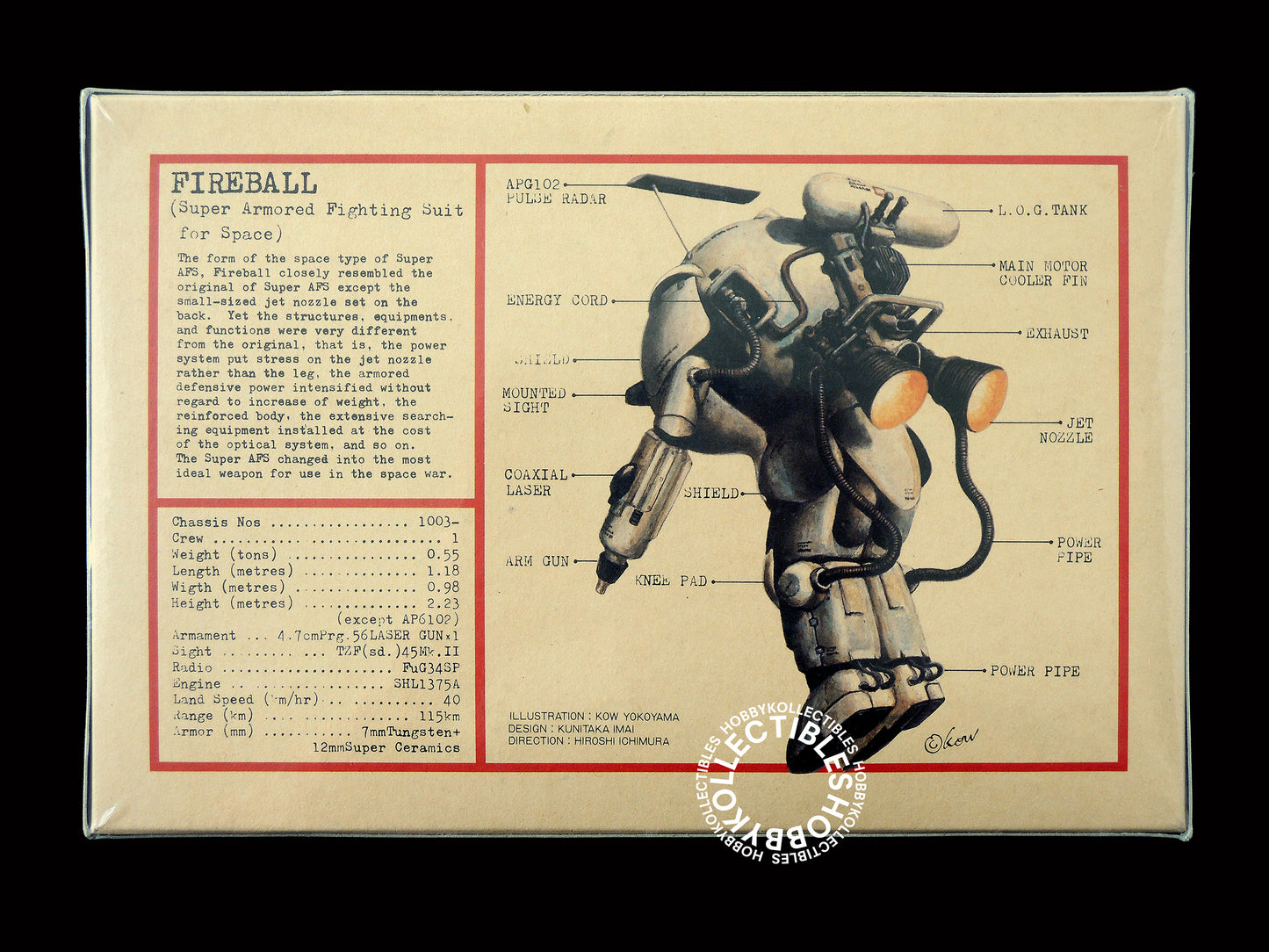 Ma.K Nitto SF3D Vintage 1/20 Mecha SAFS Fireball Factory Sealed