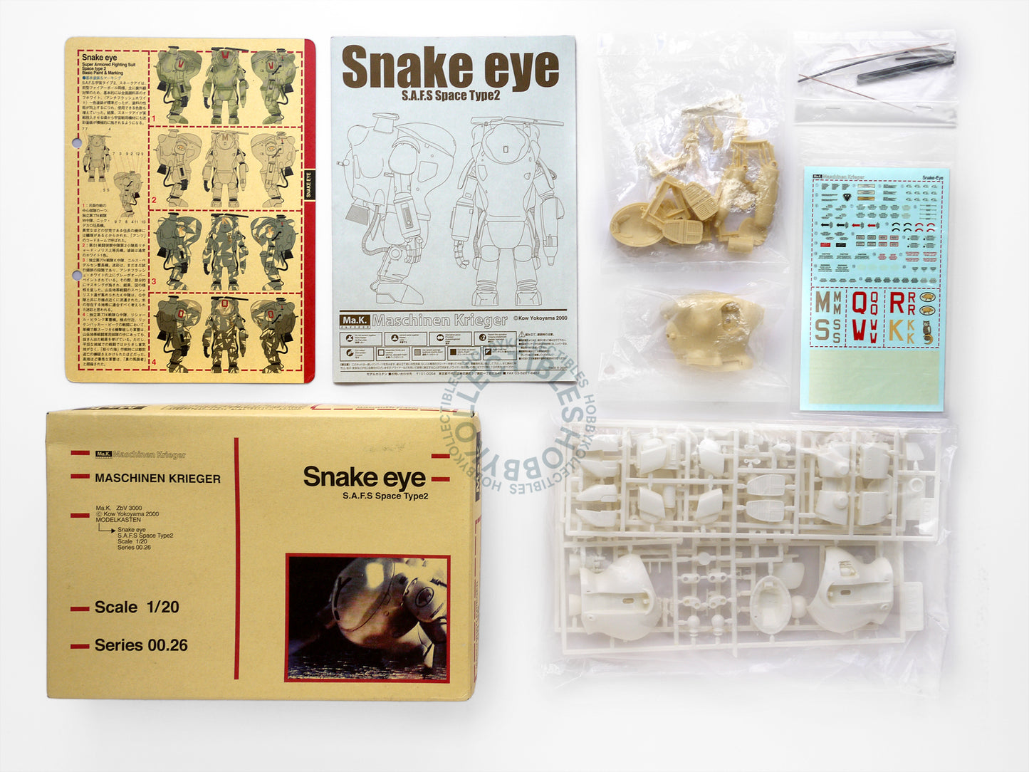 Ma.K Modelkasten Nitto SF3D 1/20 SAFS Snake Eye Resin/Plastic Model Kit