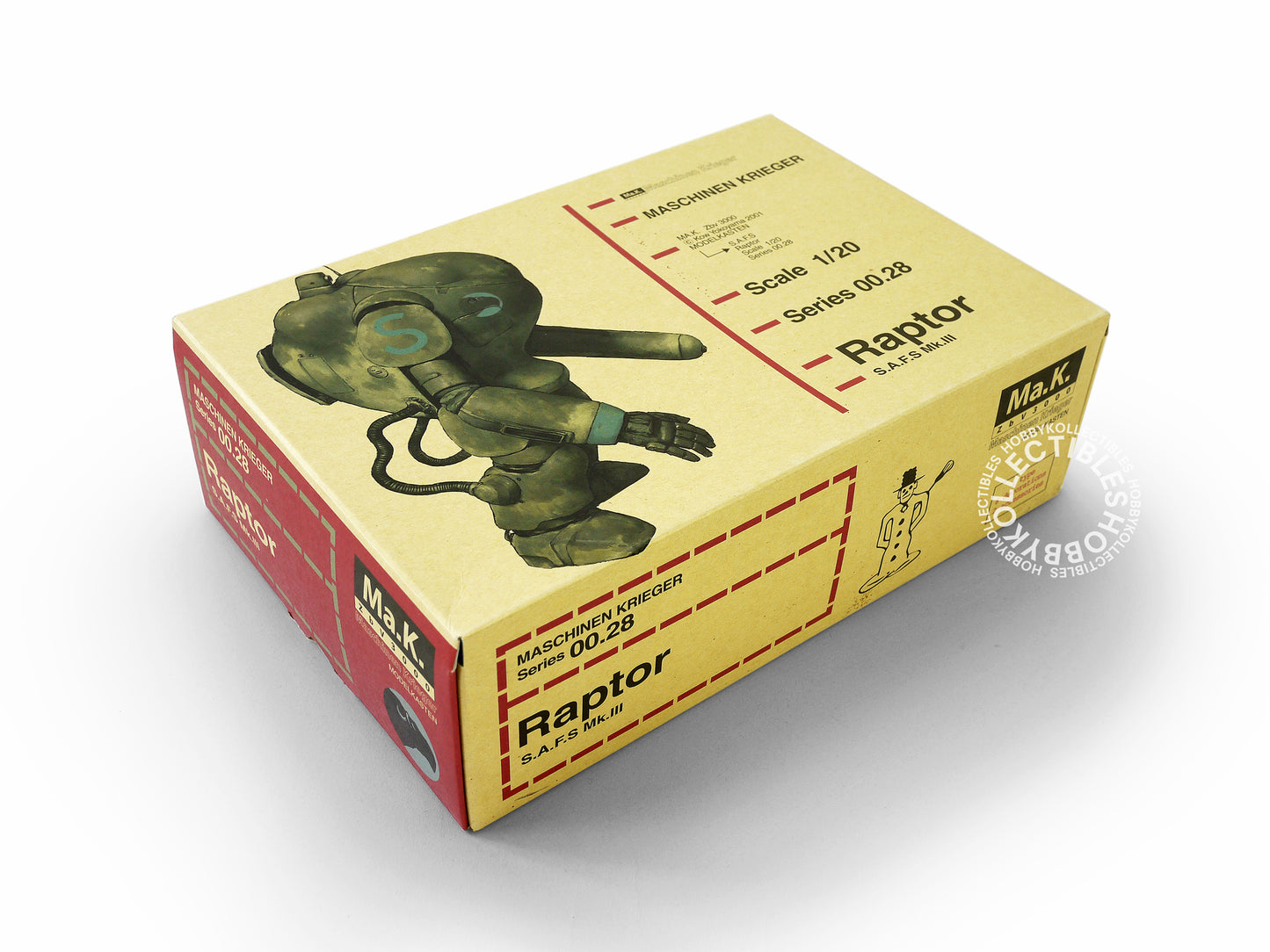 Ma.K Modelkasten Vintage 1/20 SAFS Raptor Resin/Plastic Model Kit