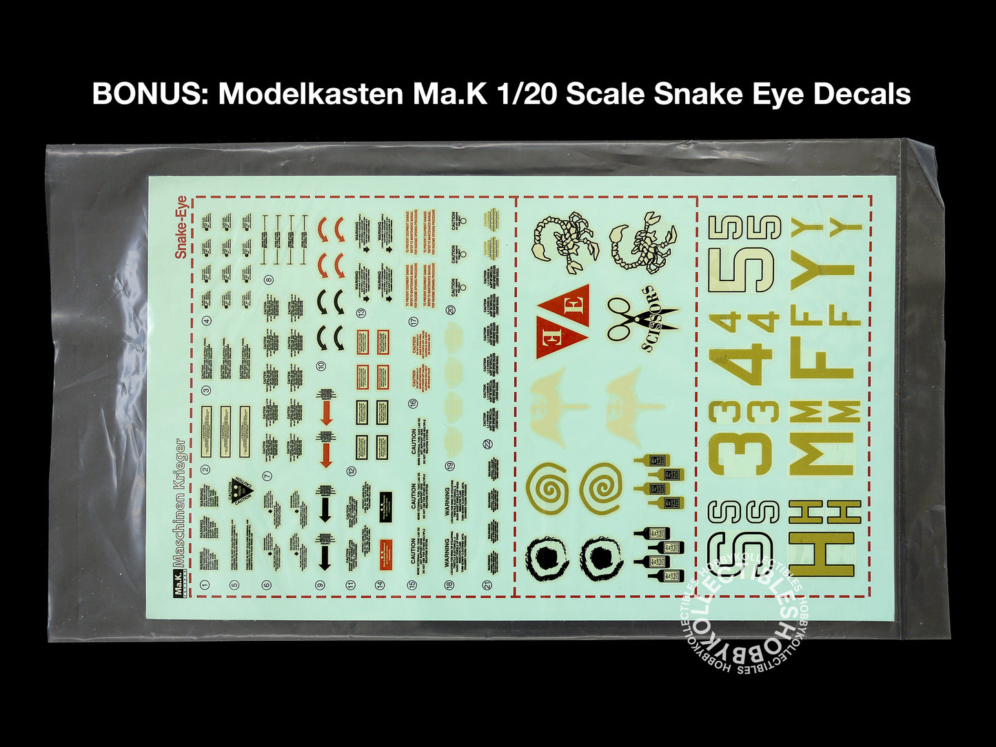 Ma.K Modelkasten Vintage 1/20 SAFS Raptor Resin/Plastic Model Kit