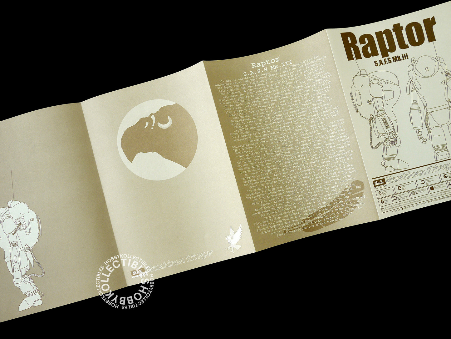 Ma.K Modelkasten Vintage 1/20 SAFS Raptor Resin/Plastic Model Kit