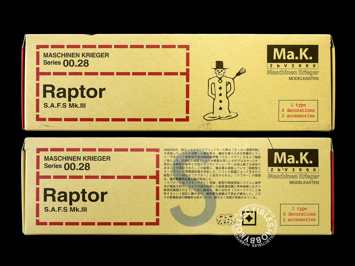 Ma.K Modelkasten Vintage 1/20 SAFS Raptor Resin/Plastic Model Kit