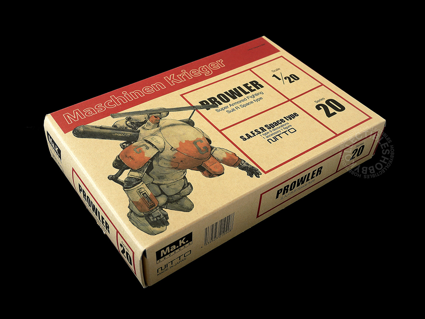 Ma.K Nitto SF3D 1/20 #20 SAFS R Prowler MISSING CAMO CARD & INSTRUCTION is PHOTOCOPY