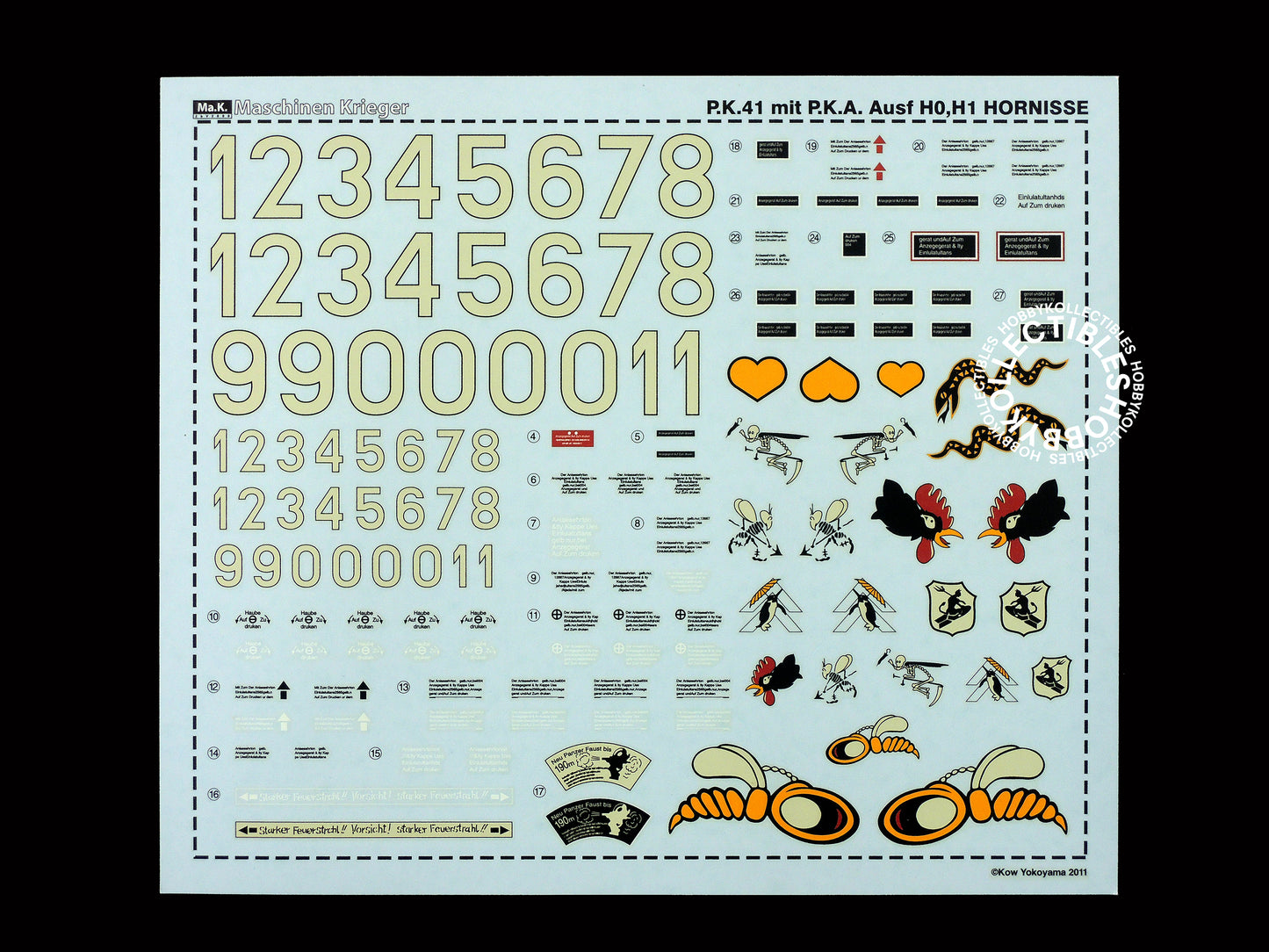 Ma.K Wave SF3D 1/20 Mecha Hornisse 3Q Model Kit