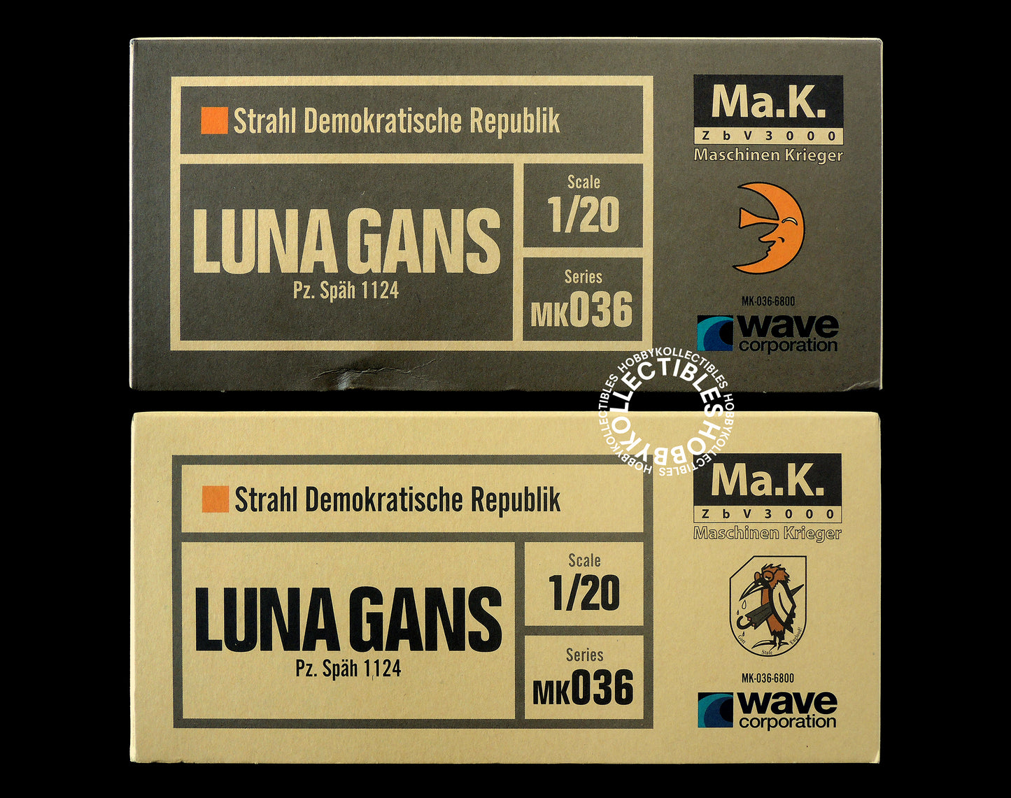 Ma.K Wave SF3D 1/20 Lunar Gans Pz. Späh 1124 Model Kit