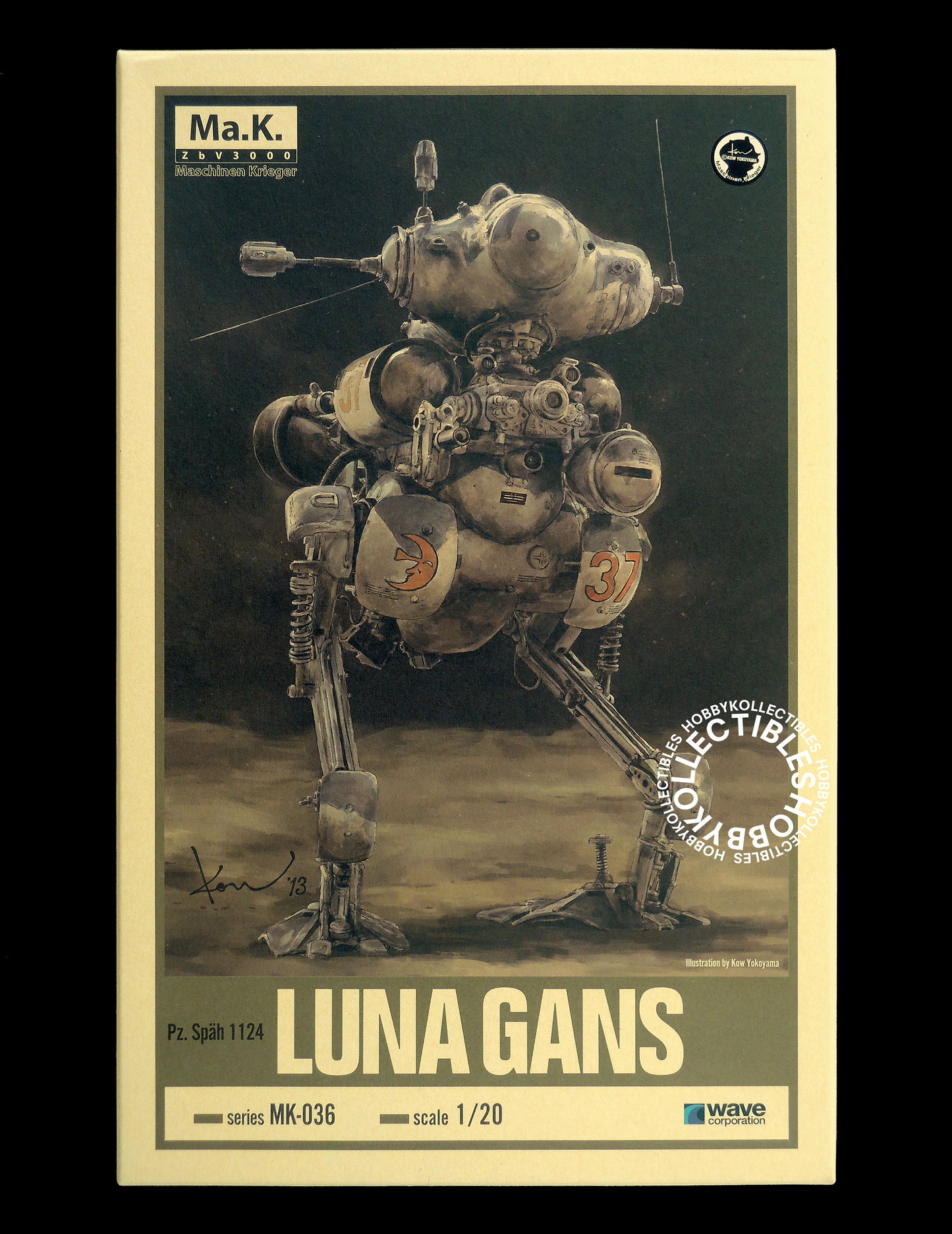 Ma.K Wave SF3D 1/20 Lunar Gans Pz. Späh 1124 Model Kit
