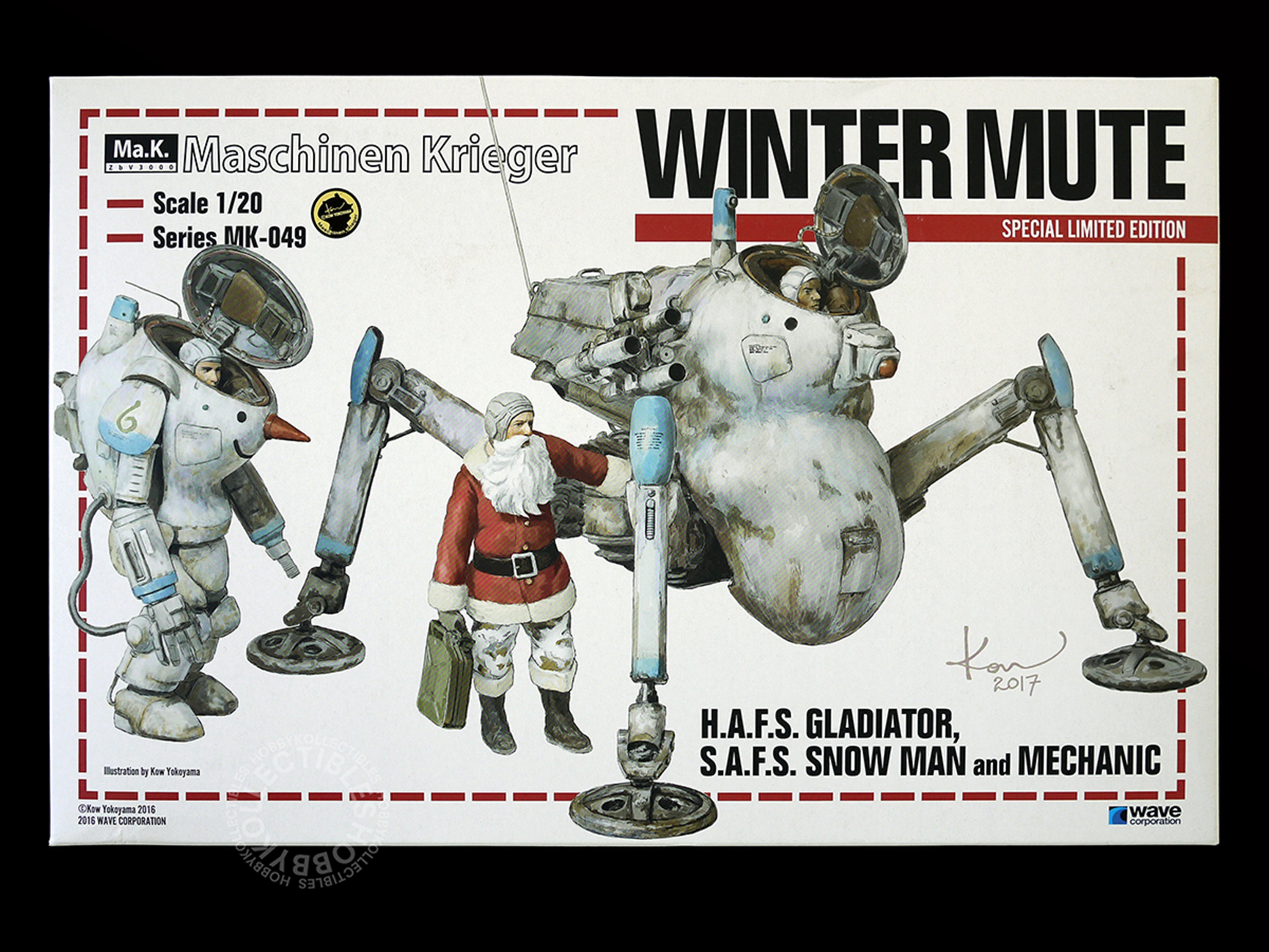 Ma.K Wave 1/20 Gladiator Snowman Winter Mute Limited Edition +
