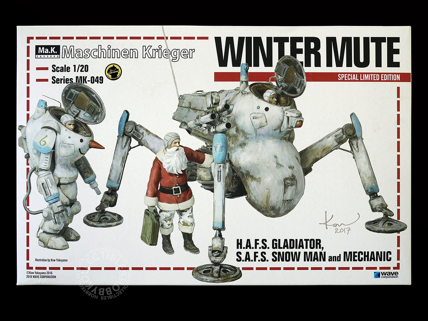 (SOLD) Ma.K Wave 1/20 Gladiator Snowman Winter Mute Limited Edition + BONUS