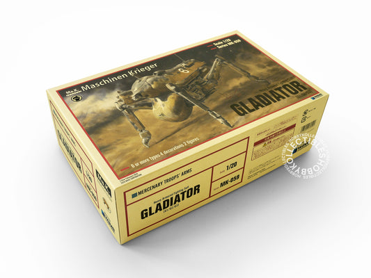 Ma.K Wave SF3D 1/20 HAFS Gladiator [G1/G2/G3] Model Kit