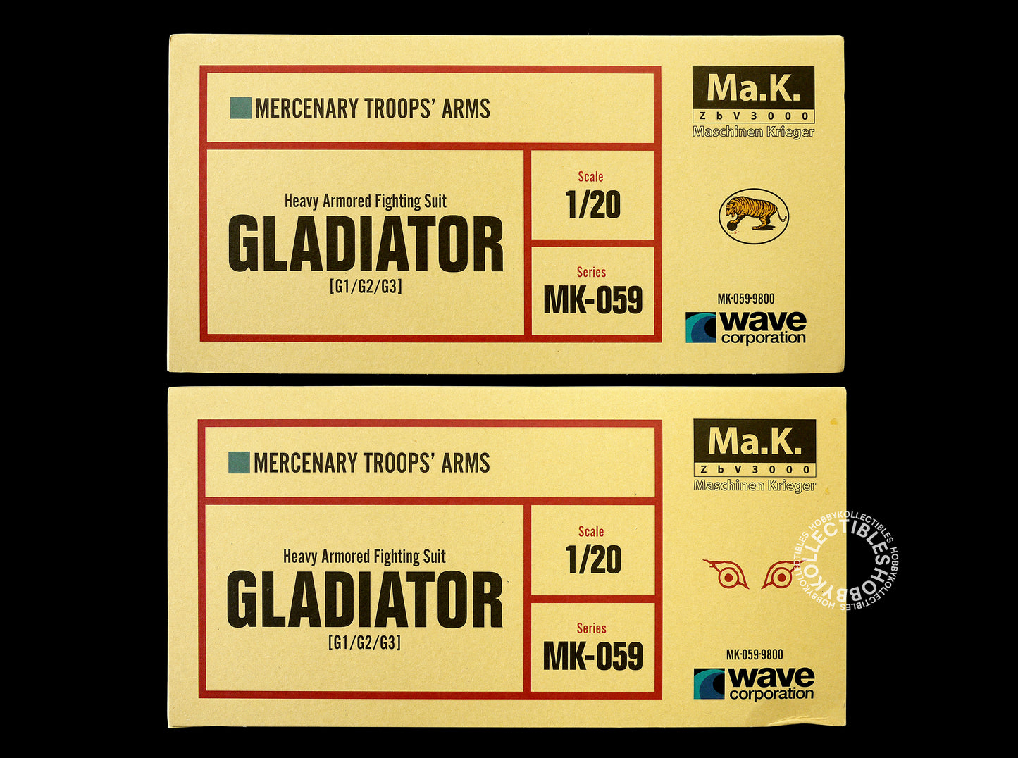 Ma.K Wave SF3D 1/20 HAFS Gladiator [G1/G2/G3] Model Kit