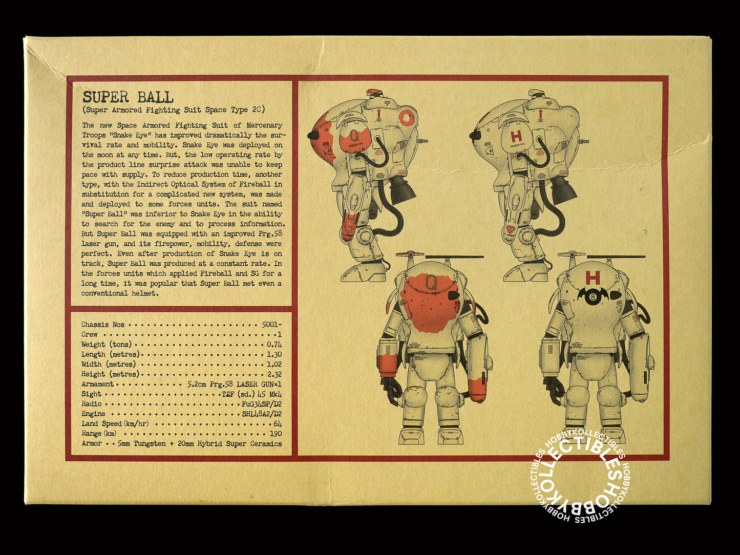 Wave Post Hobby Ma.K in SF3D 1/20 Super Ball Limited Edition