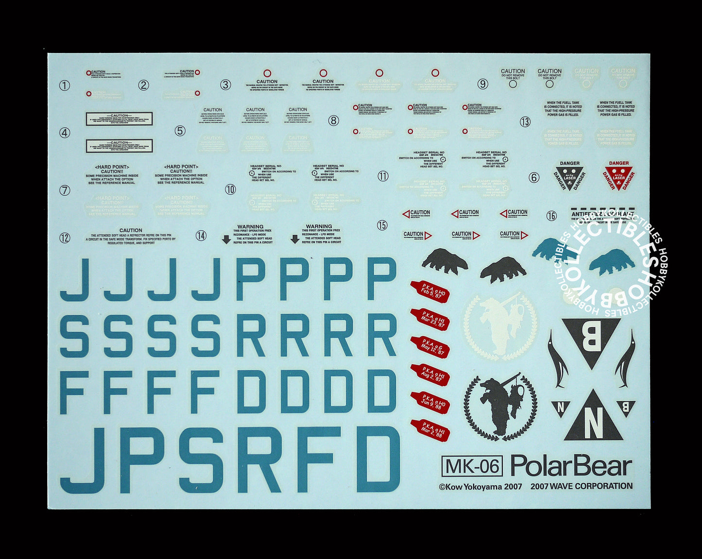 Ma.K Wave SF3D 1/20 AFS Polar Bear Plastic Model Kit