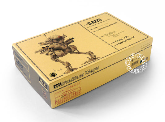 Ma.K Wave SF3D 1/20 MK-31 Land Gans SK602 Model Kit Maschinen Krieger