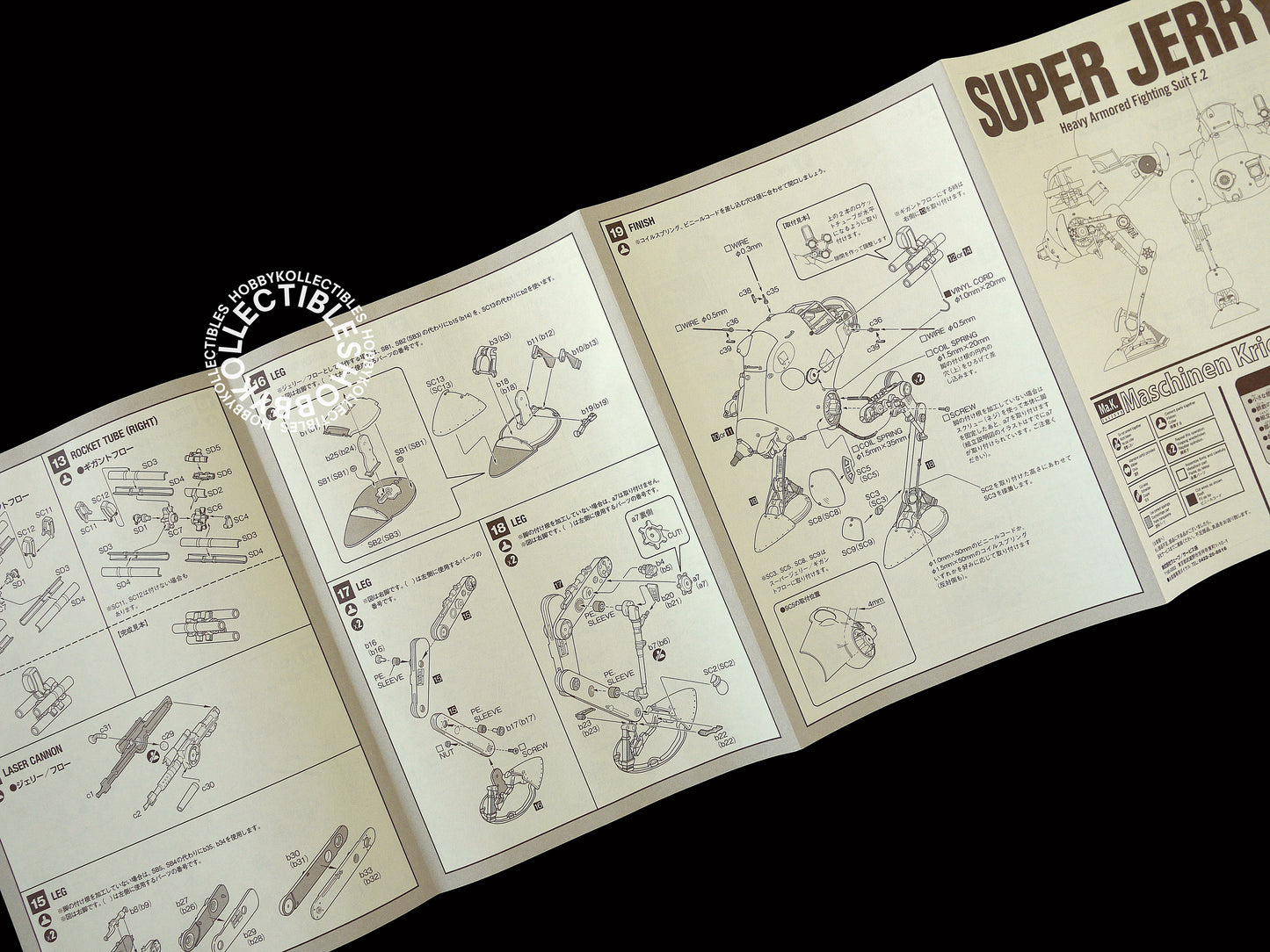 Ma.K Wave SF3D 1/20 Super Jerry F.2 Gigant Floh Model Kit