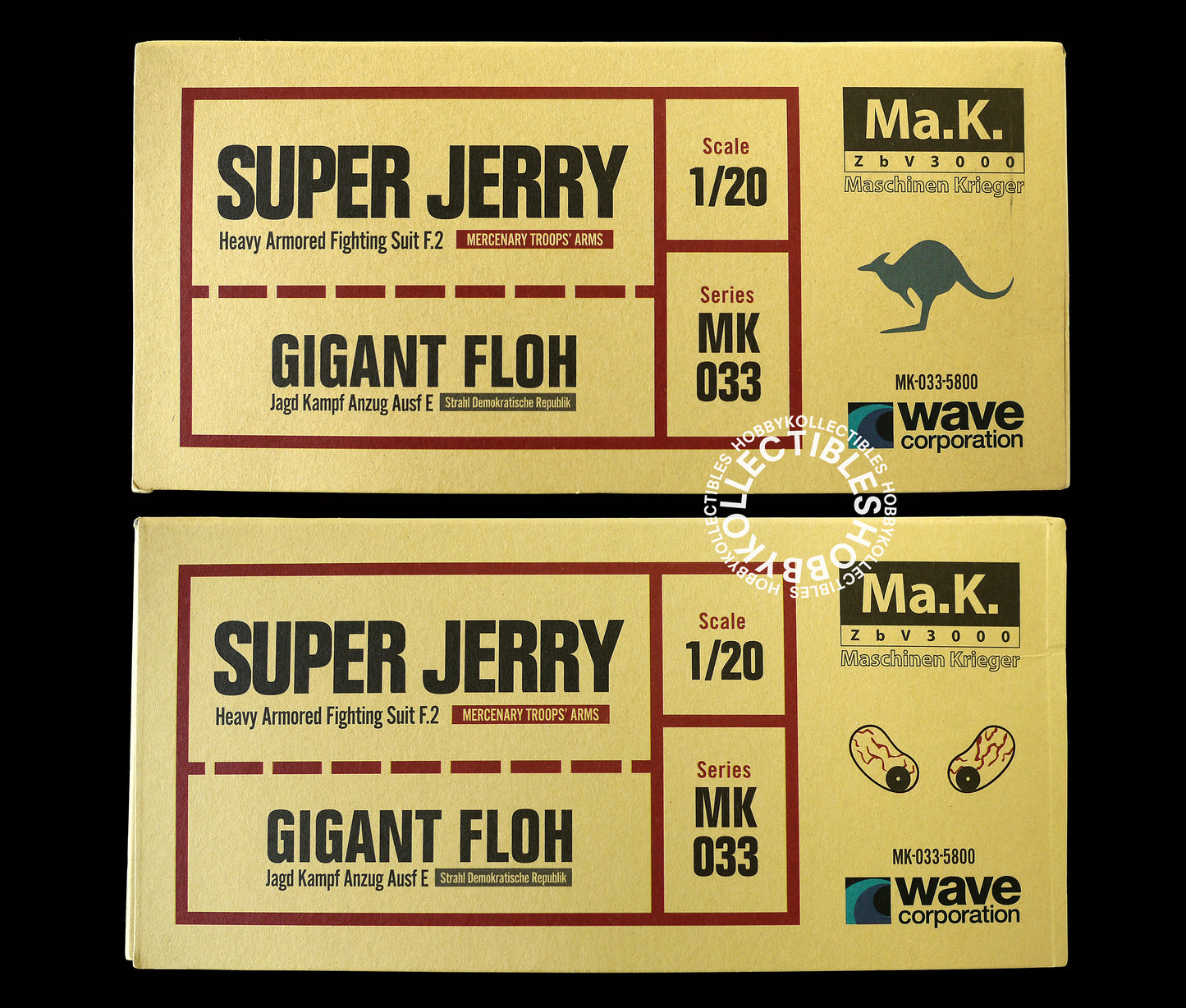 Ma.K Wave SF3D 1/20 Super Jerry F.2 Gigant Floh Model Kit