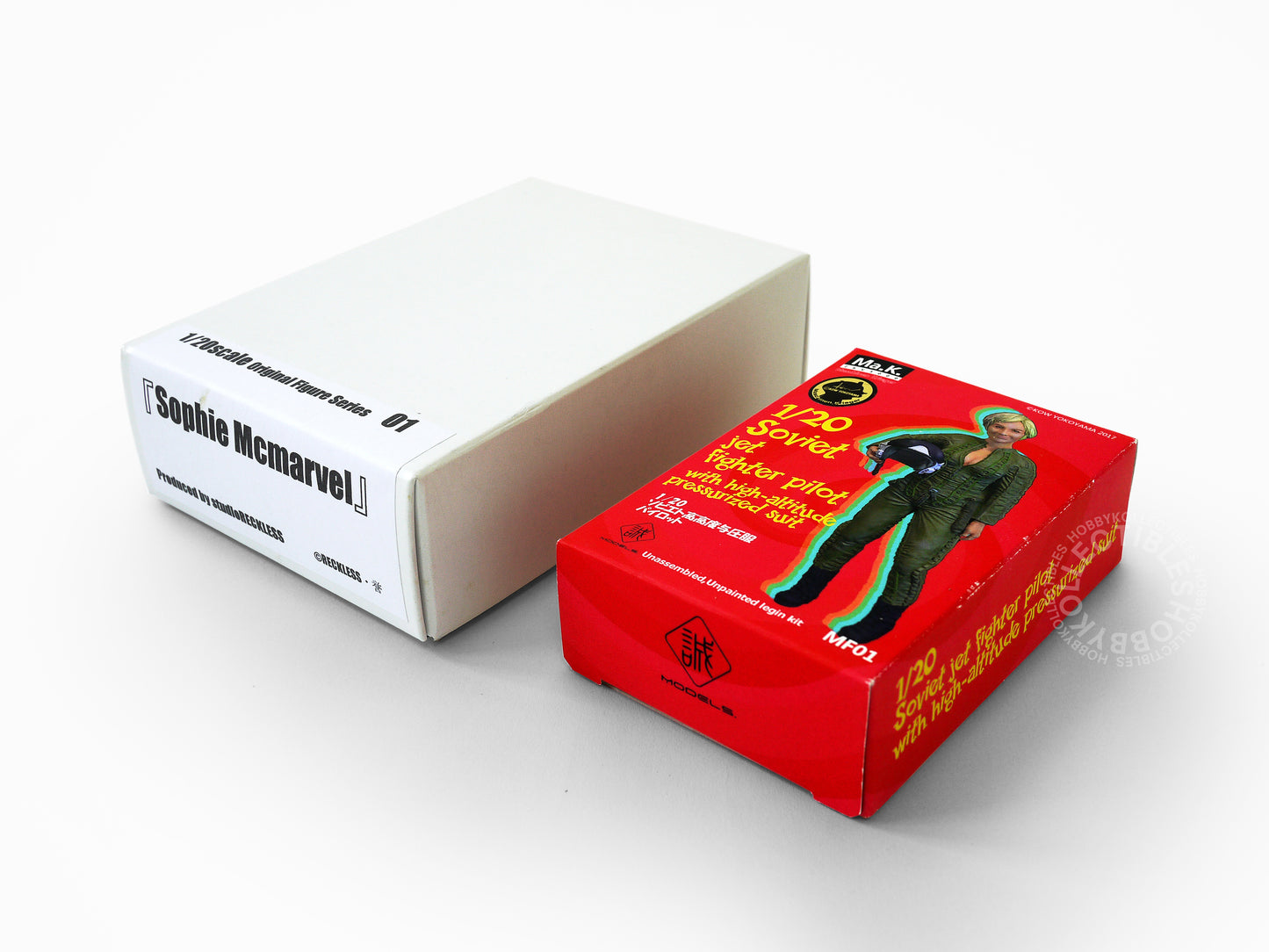 Makoto Ma.K 1/20 Soviet Jet Fighter Pilot Figure + Bonus Resin Model Kit