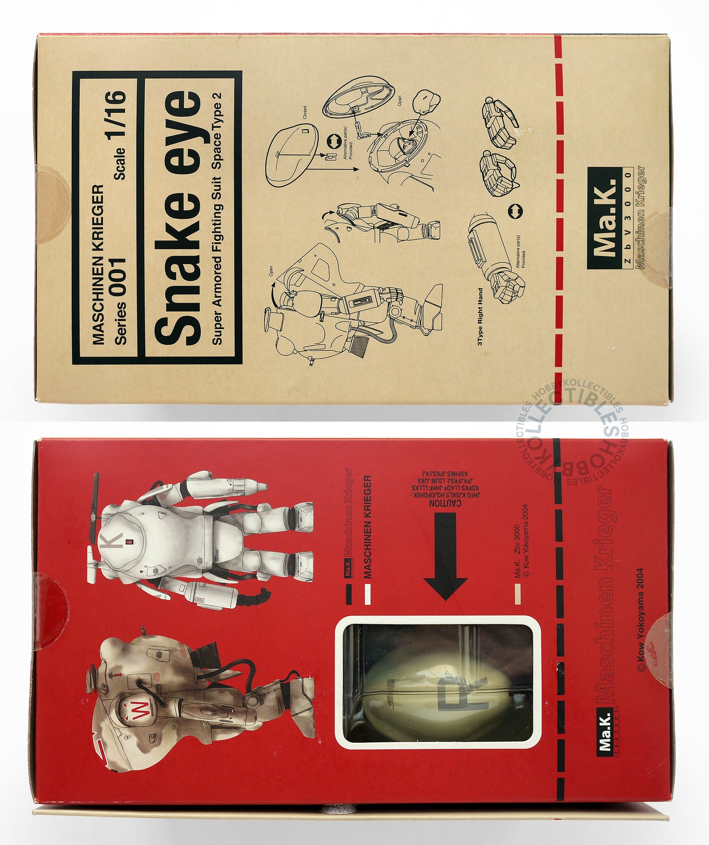 Ma.K Max Factory SF3D Vinatge 1/16 Snake Eye [R] Action Figure USED