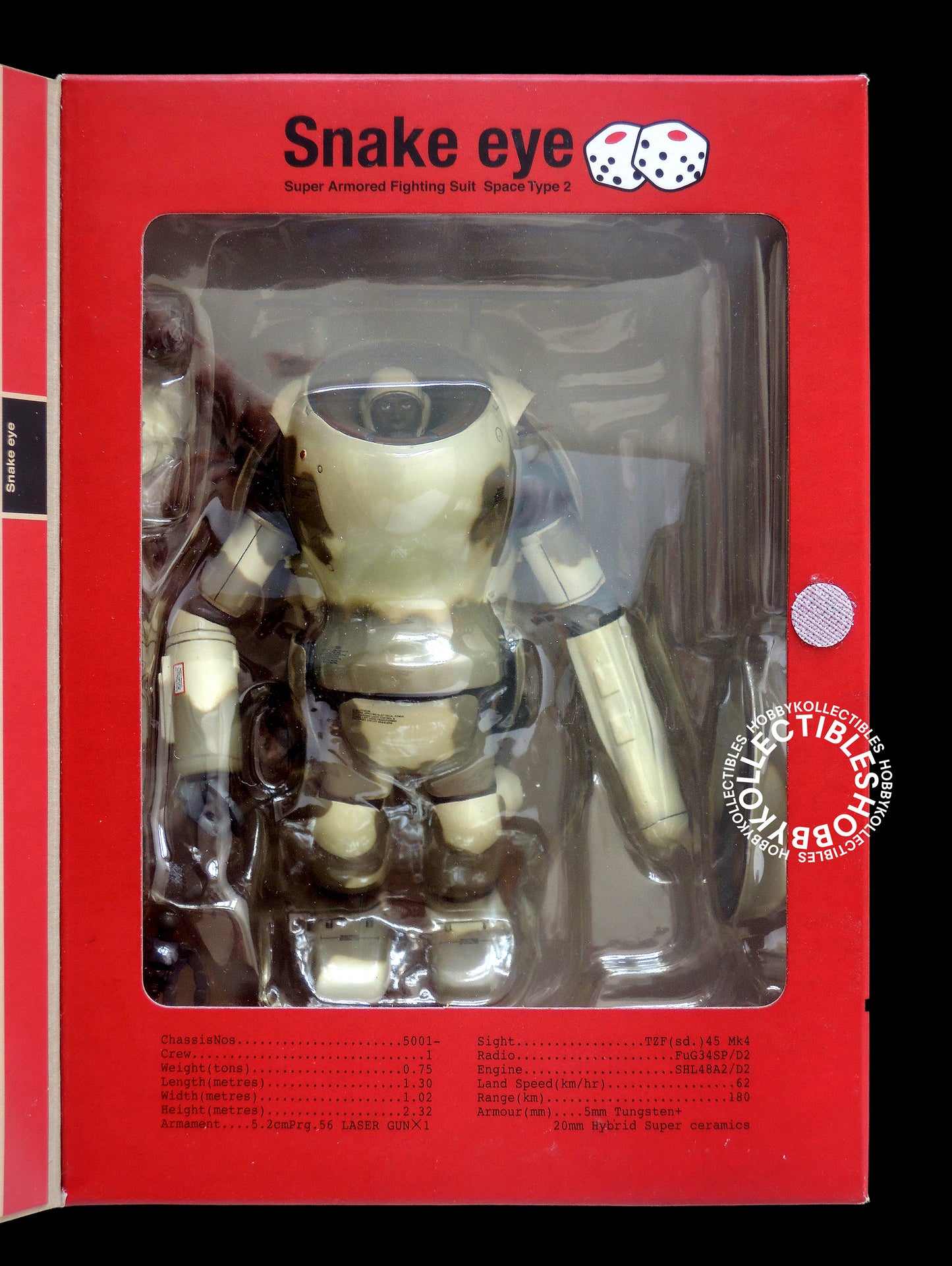 Ma.K Max Factory SF3D Vintage Mecha 1/16 Snake Eye [Q] Action Figure Factory Sealed
