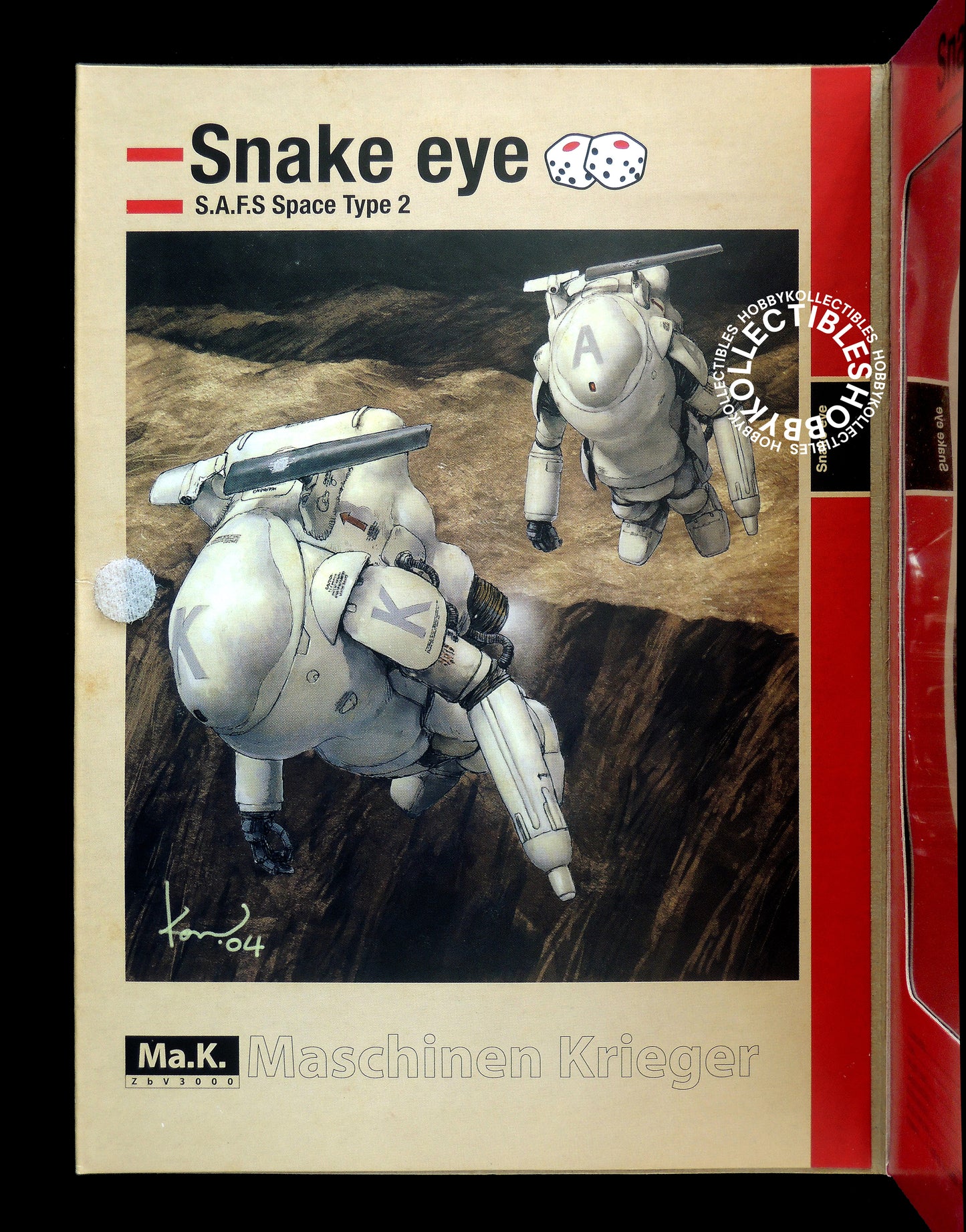 Ma.K Max Factory SF3D Vintage Mecha 1/16 Snake Eye [Q] Action Figure Factory Sealed