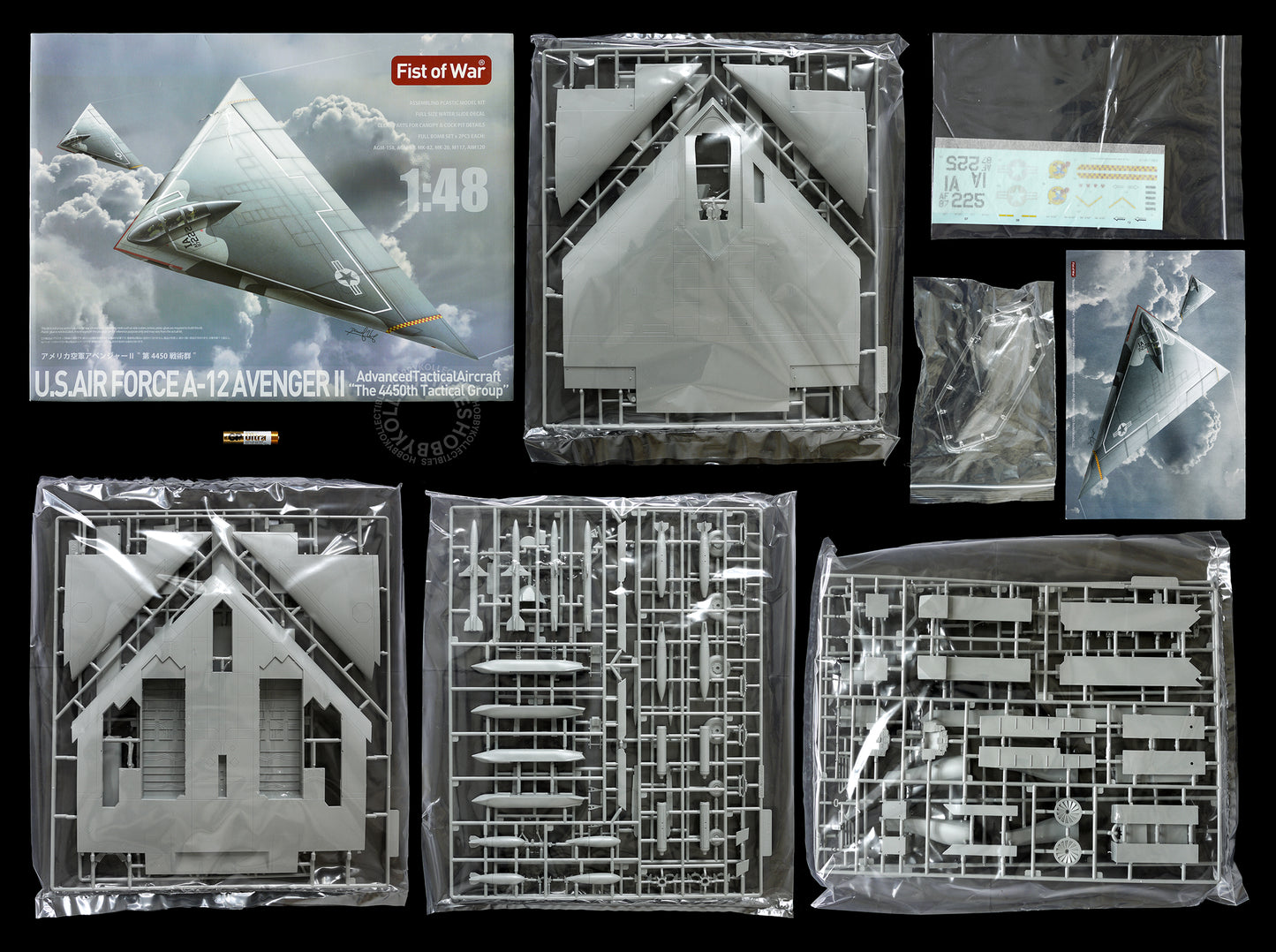Modelcollect Fist of War 1/48 US Air Force A-12 Avenger II Model Kit