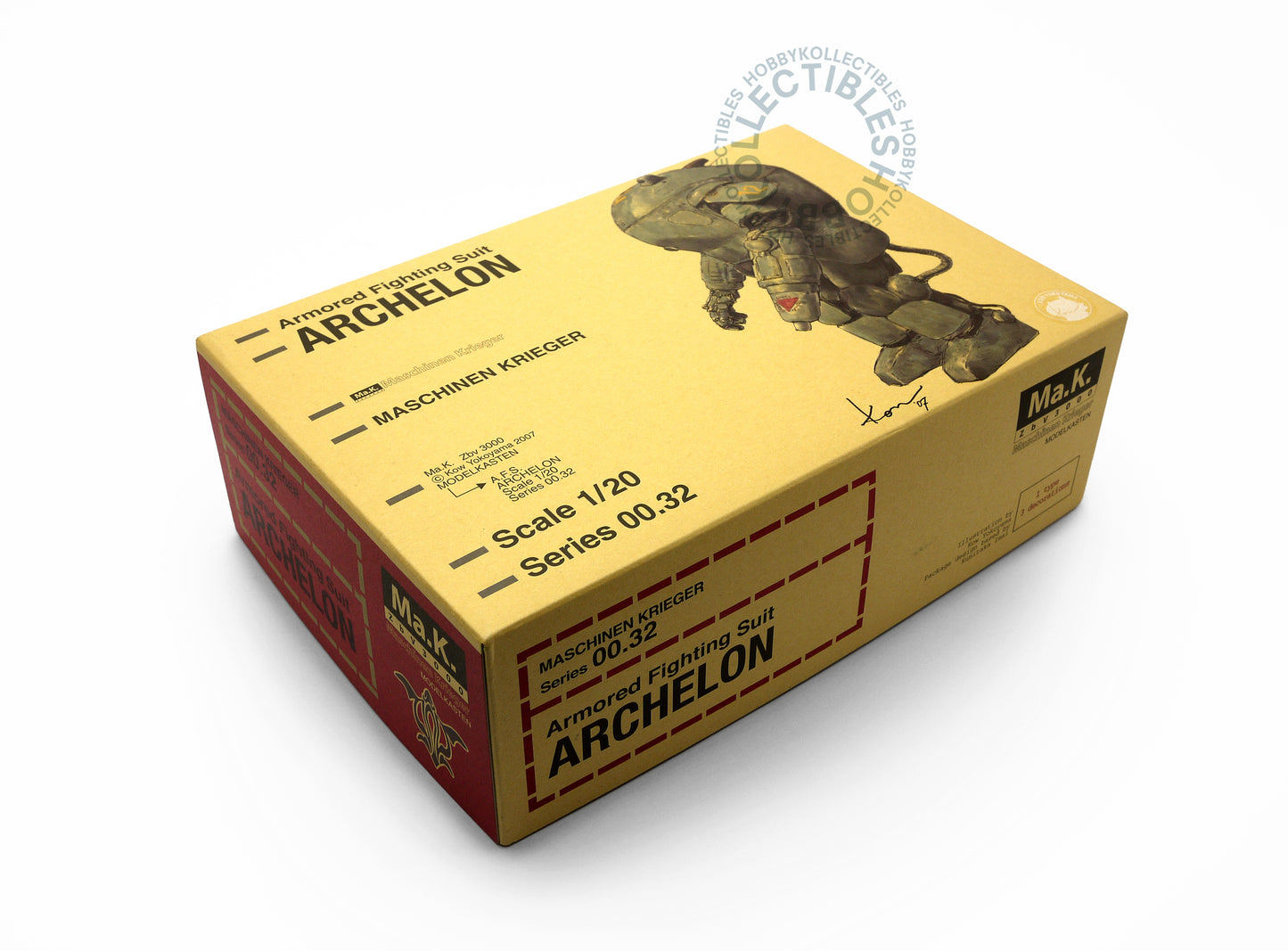 Ma.K Modelkasten Vintage 1/20 Archelon Resin/Plastic Model Kit