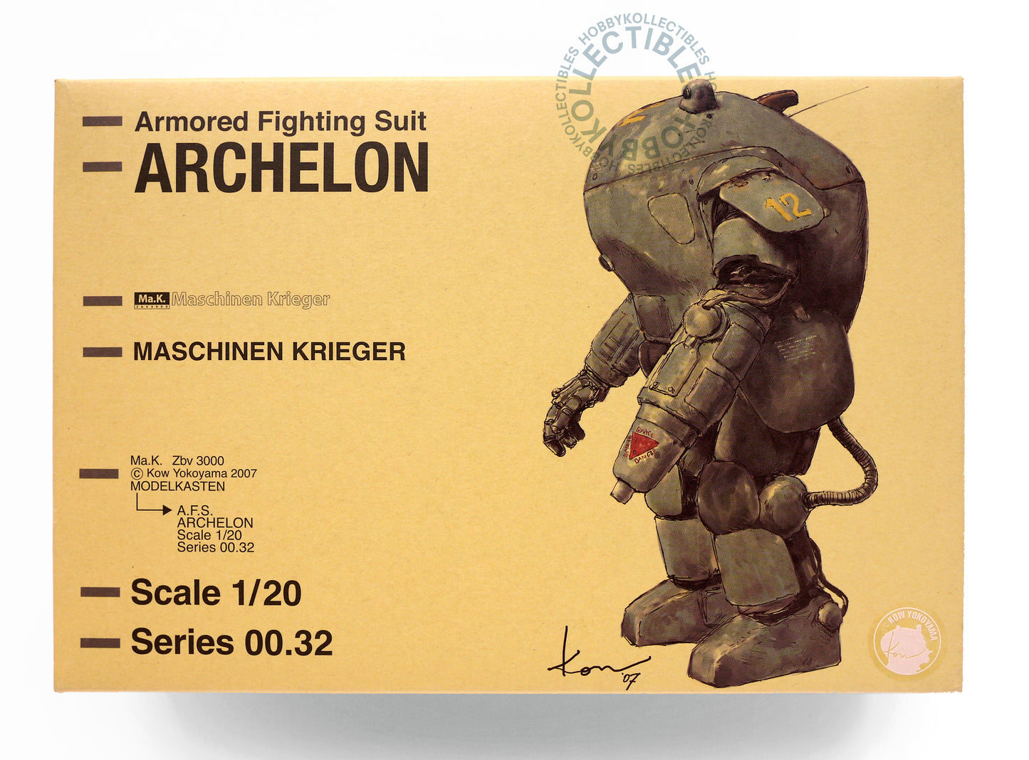 Ma.K Modelkasten Vintage 1/20 Archelon Resin/Plastic Model Kit