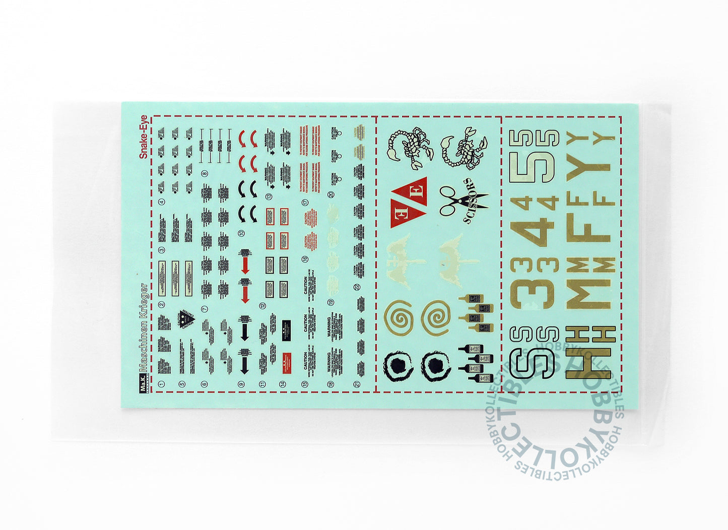 Ma.K Modelkasten SF3D Vintage #01 1/20 Snake Eye Resin Trans-Kit