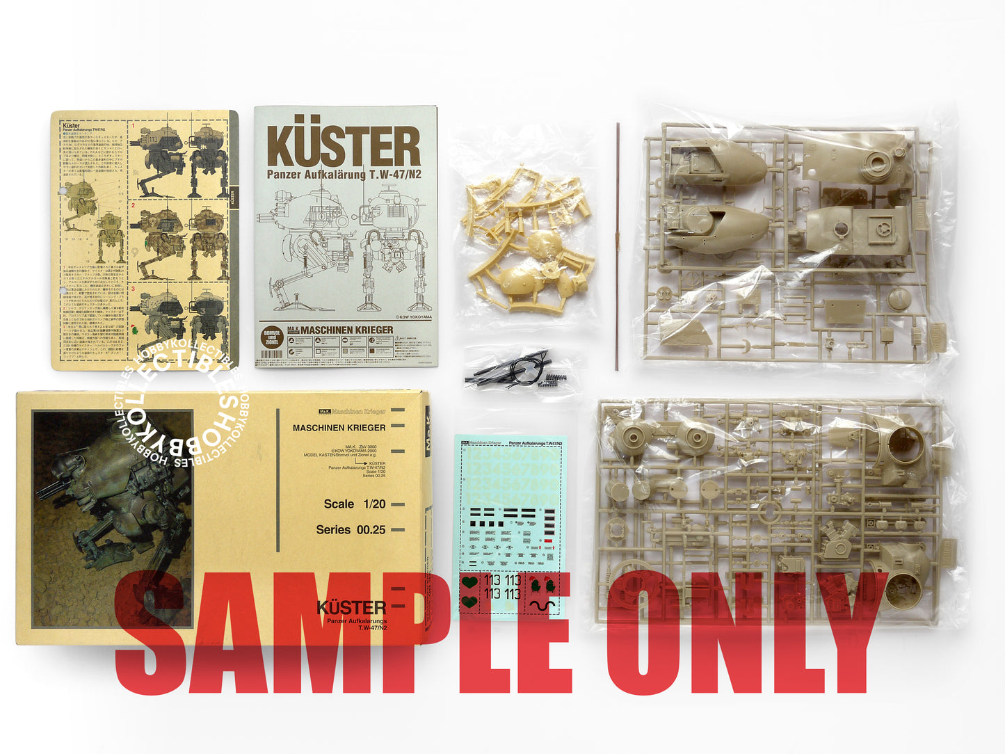 Ma.K Modelkasten Vintage 1/20 Küster Resin/Plastic Model Kit Factory Sealed