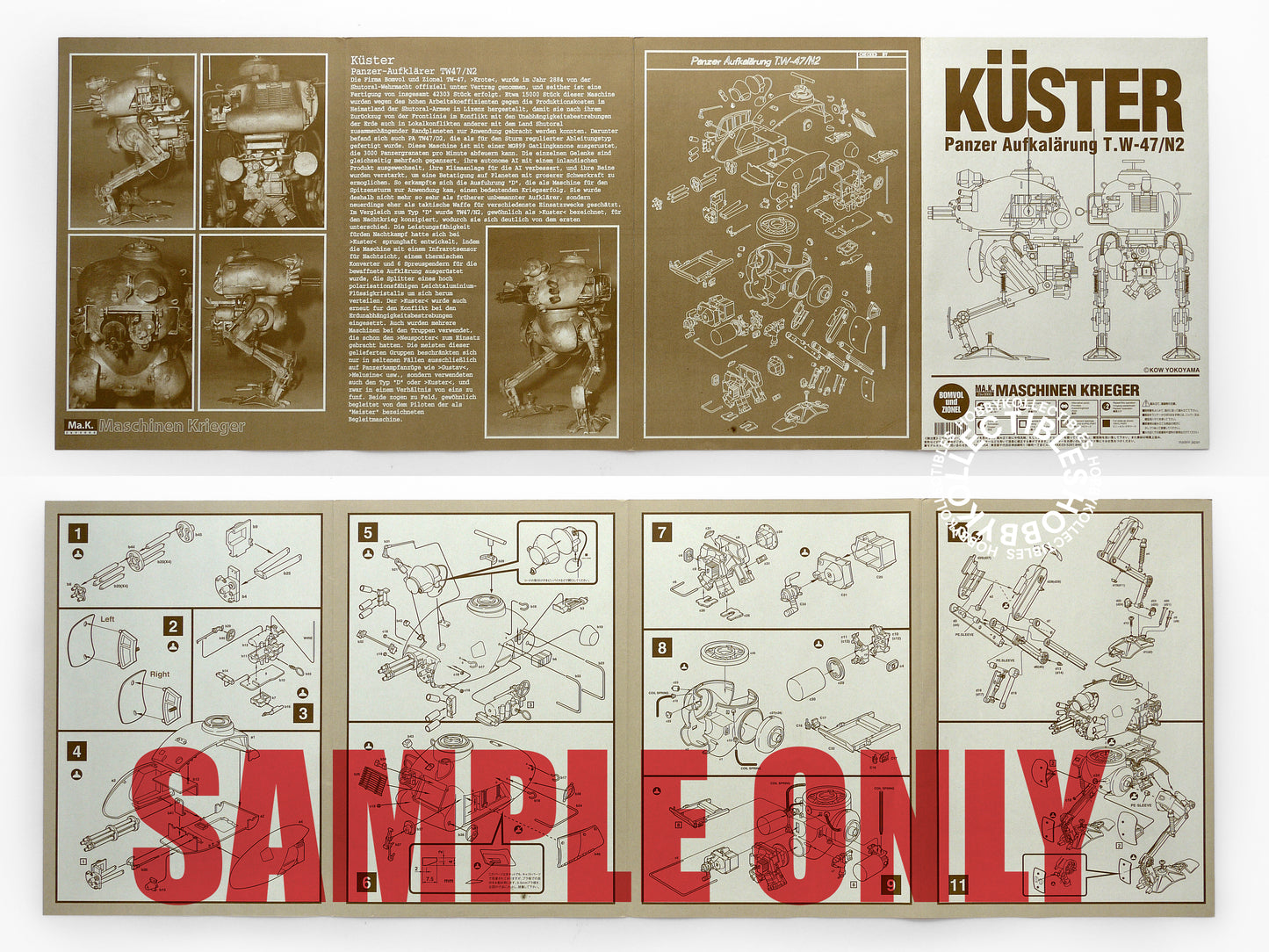 Ma.K Modelkasten Vintage 1/20 Küster Resin/Plastic Model Kit Factory Sealed