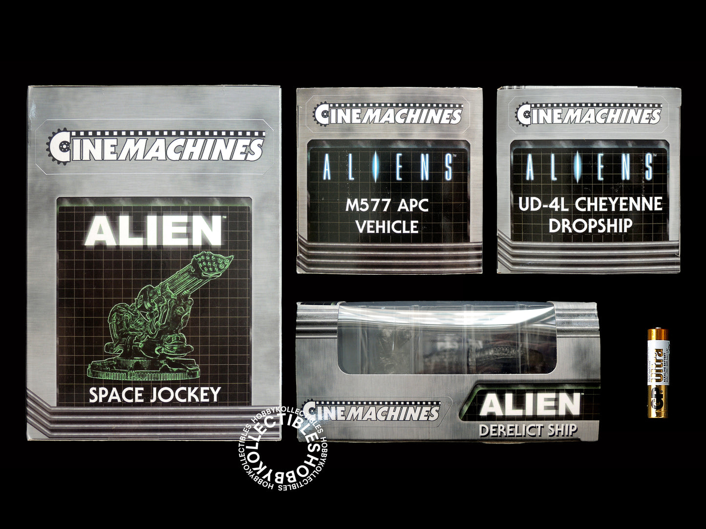 NECA Cinemachines Alien Set APC Dropship Derelict Ship Space Jockey Diecast Model