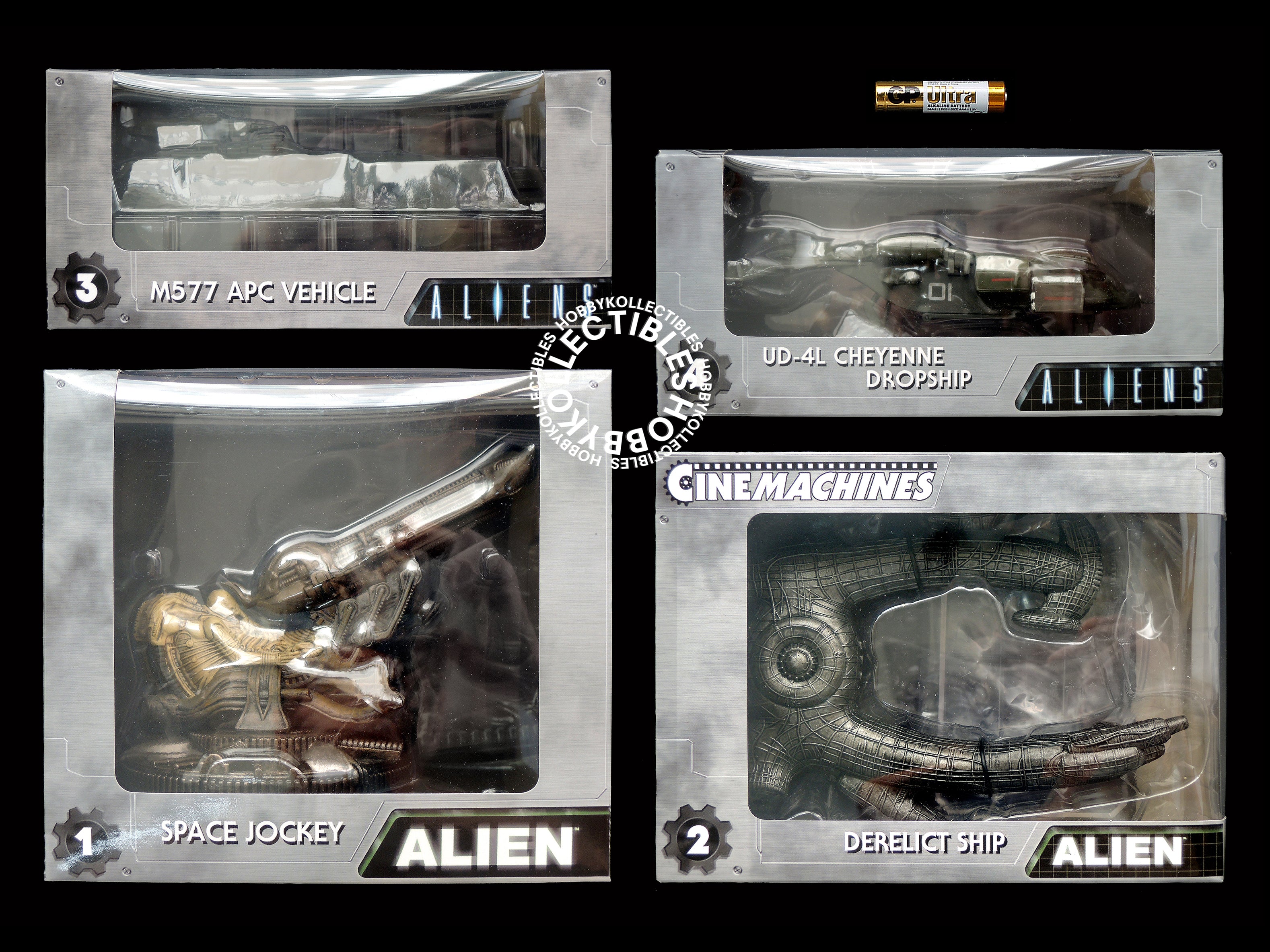 NECA Cinemachines Alien Set APC Dropship Derelict Ship Space