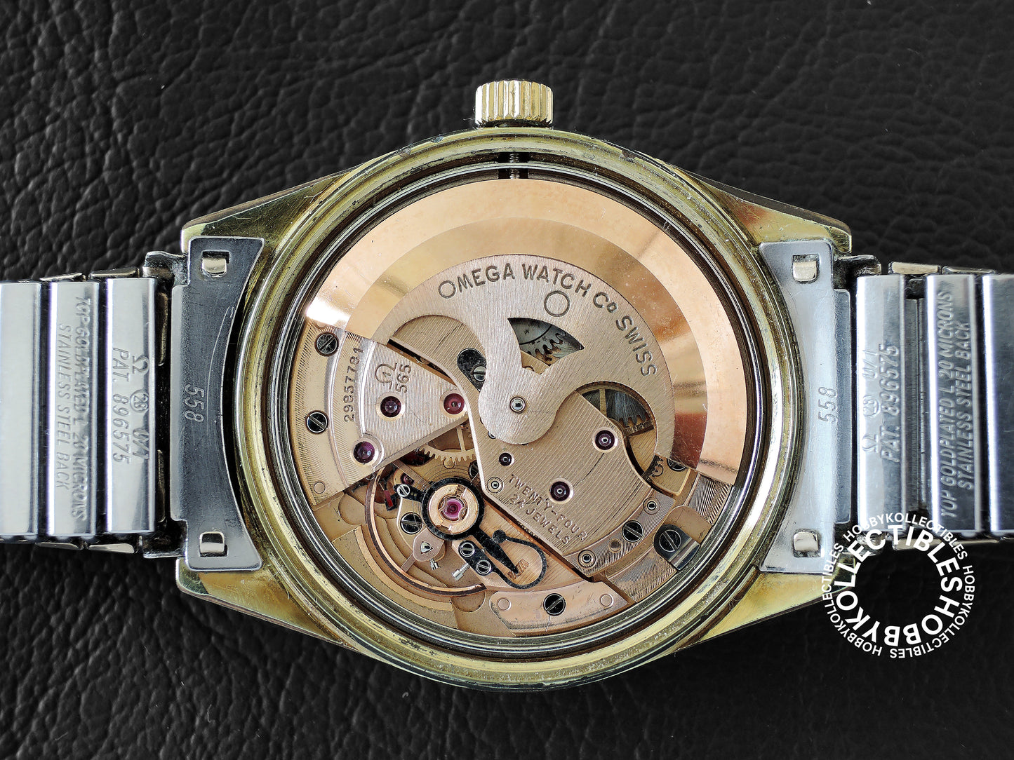 Omega Vintage Gold Plated Automatic Date Wrist Watch