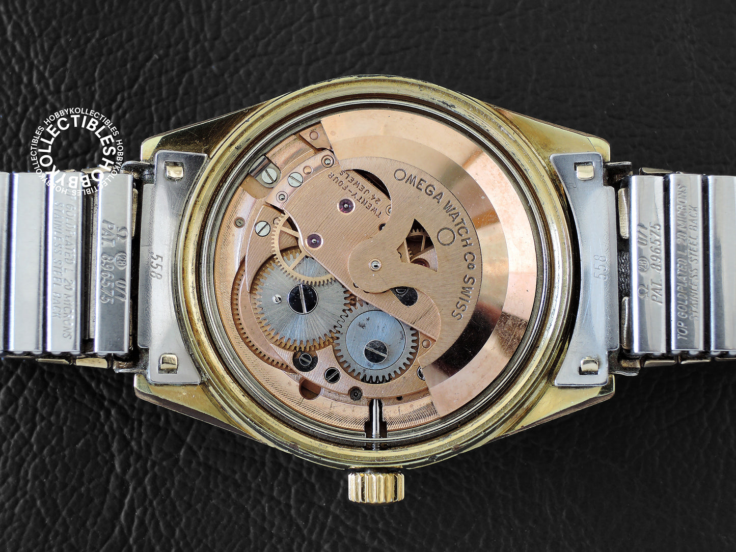 Omega Vintage Gold Plated Automatic Date Wrist Watch