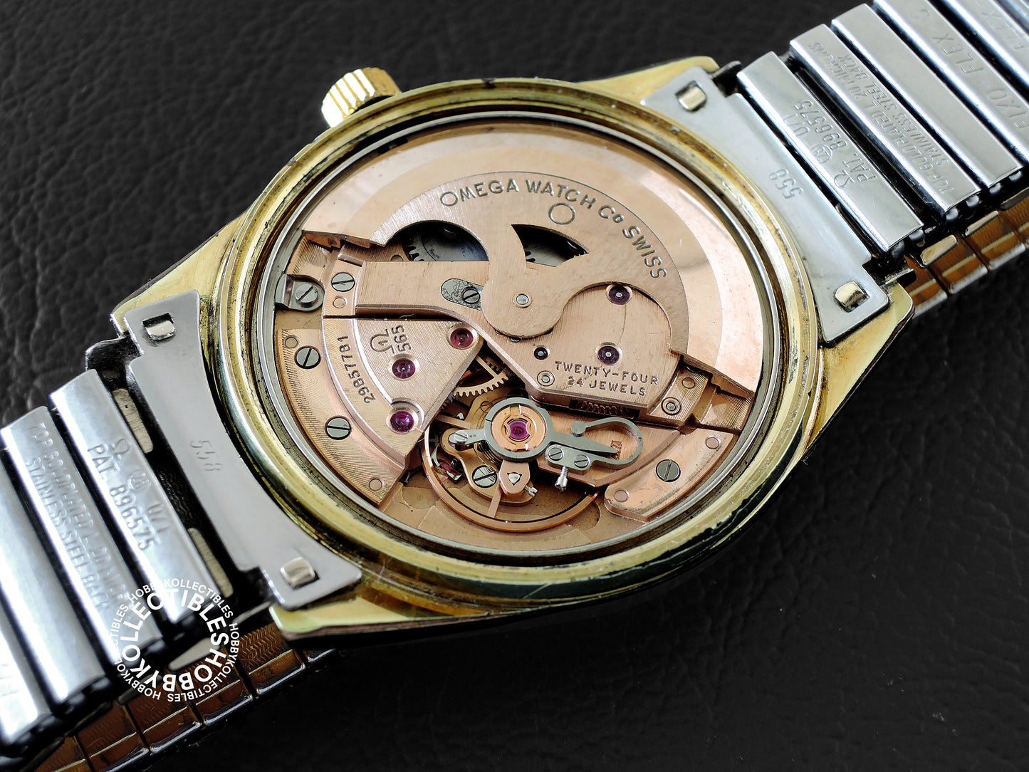 Omega Vintage Gold Plated Automatic Date Wrist Watch