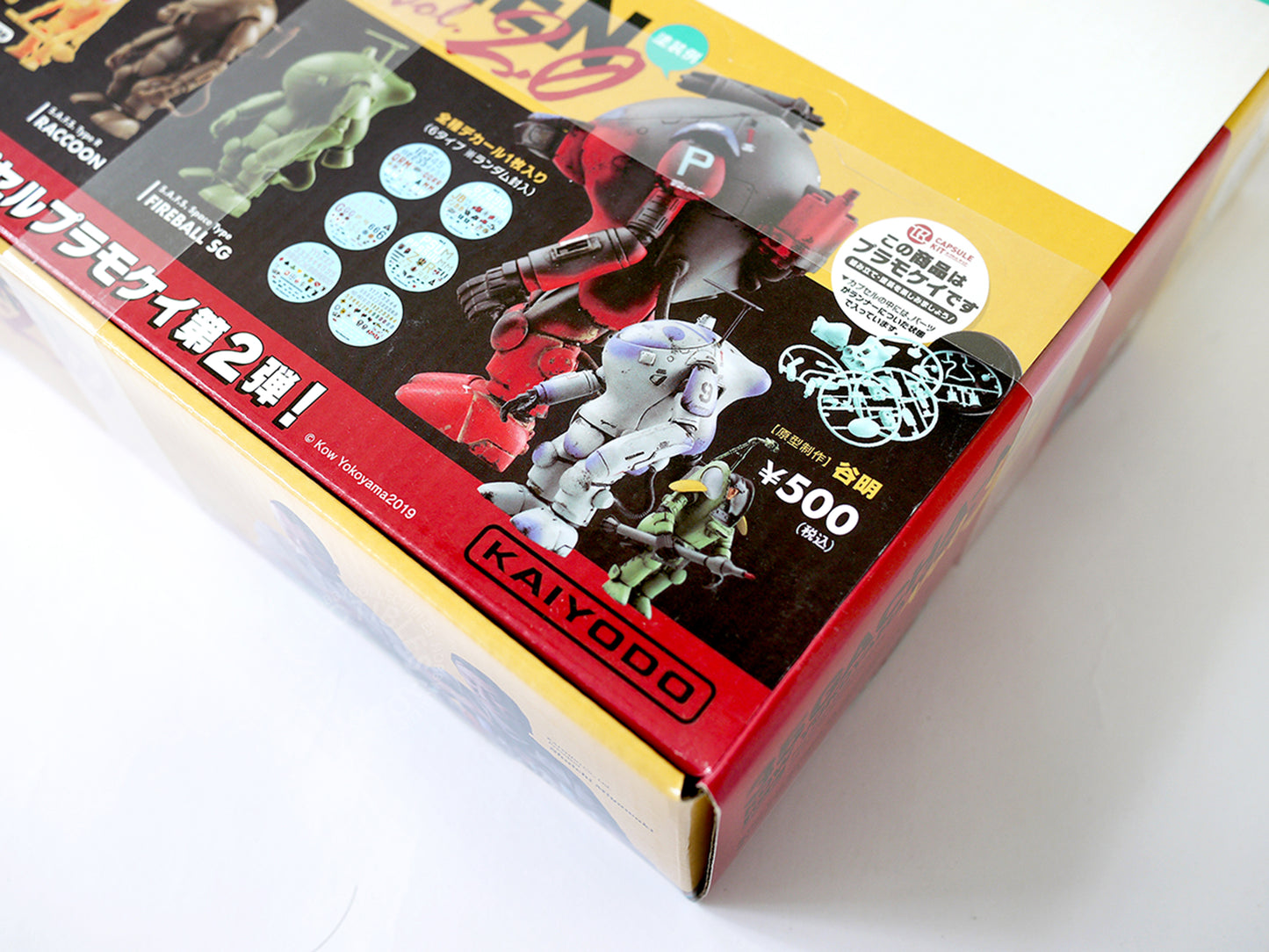 Ma.K Kaiyodo SF3D 1/35 Gacha-Nen Vol.2 12 x Capsule Model Kit box set