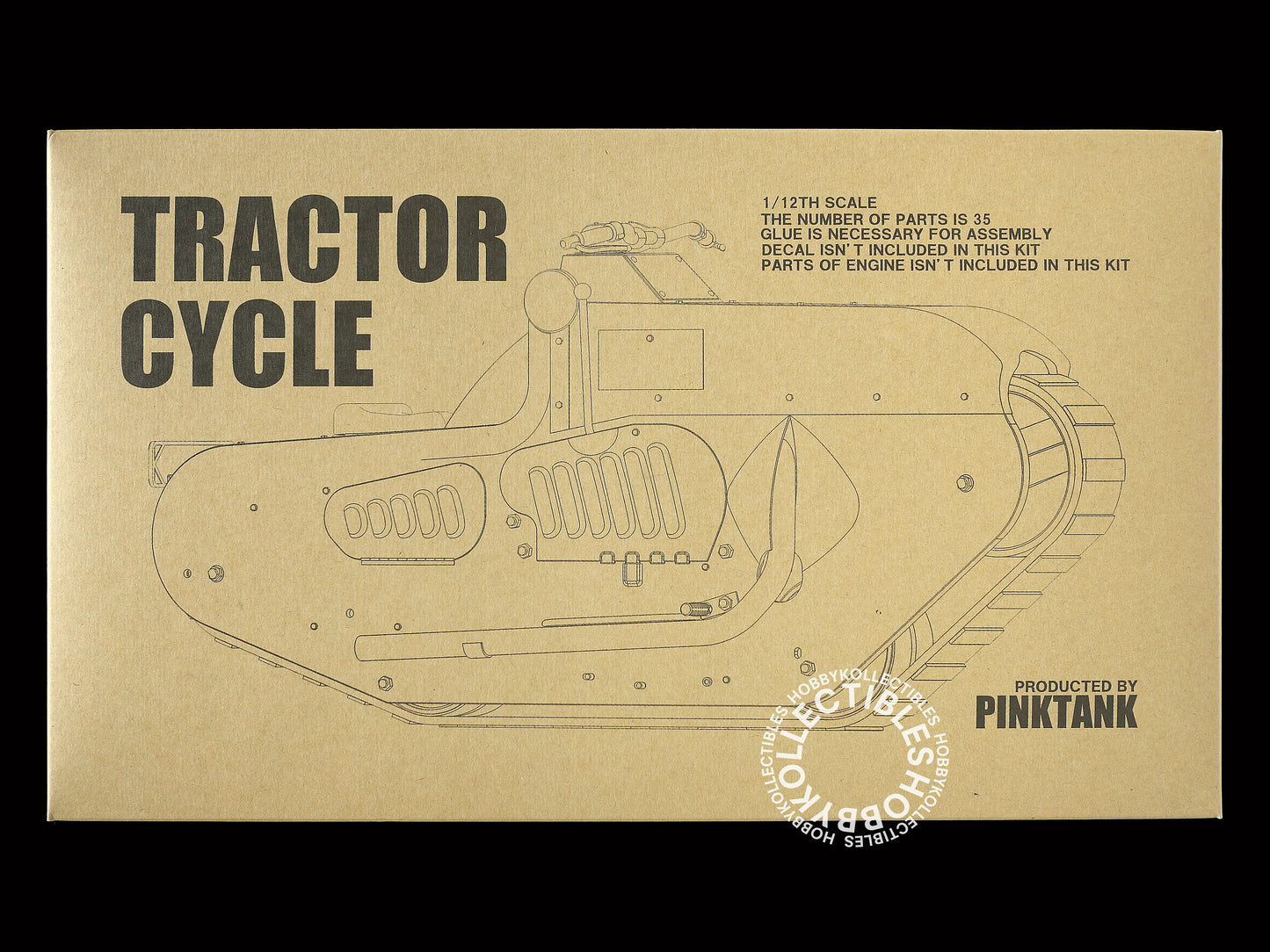 PinkTank 1/12th Scale Military Tractor Cycle over 17cm Long