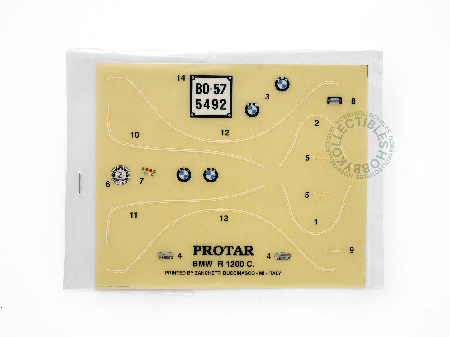 Protar 1/9 BMW R1200C Classic #11444 Motorcycle Model Kit