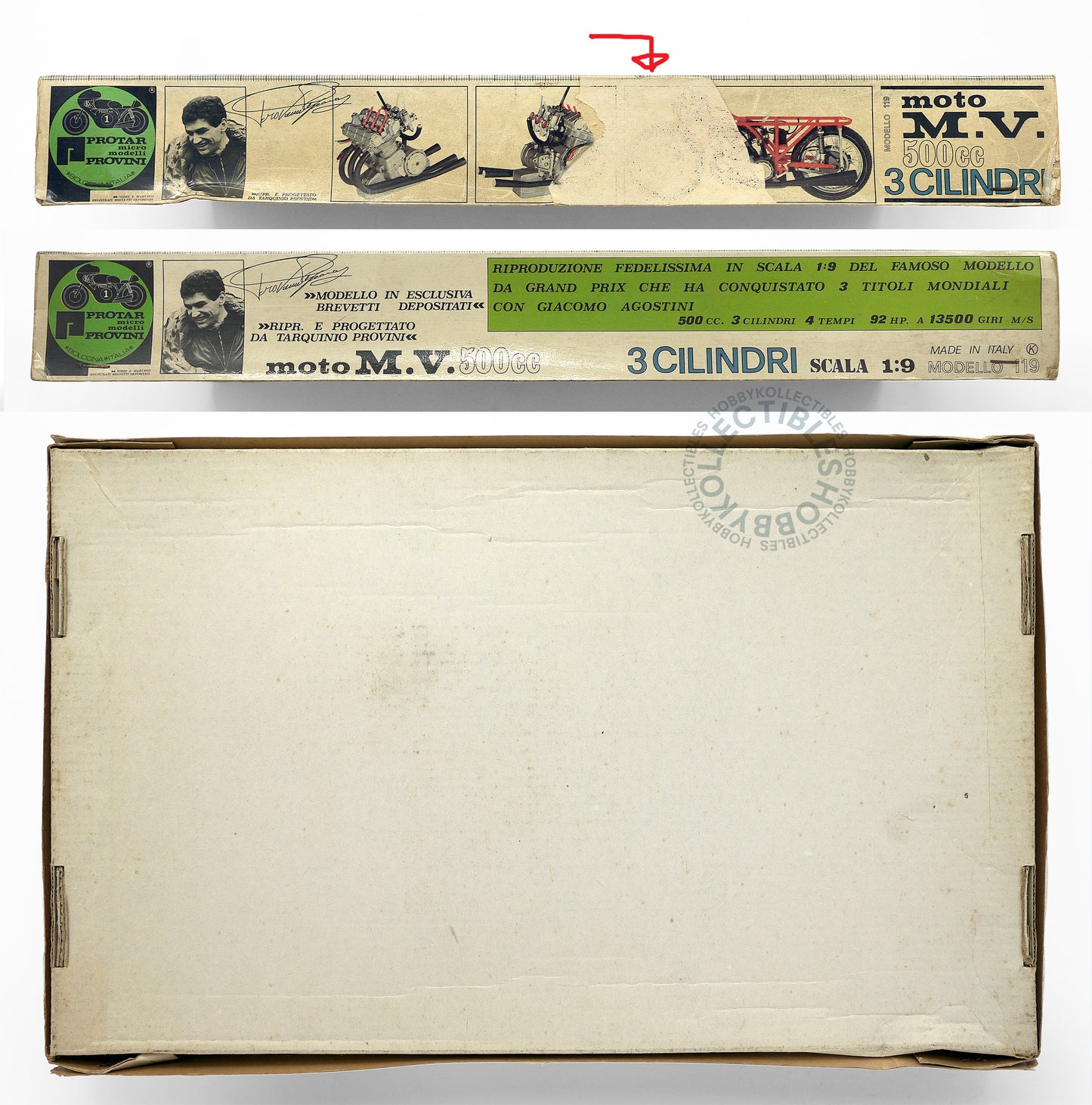 Protar Vintage 1/9 MOTO MV Mod.119 Motorcycle Model Kit