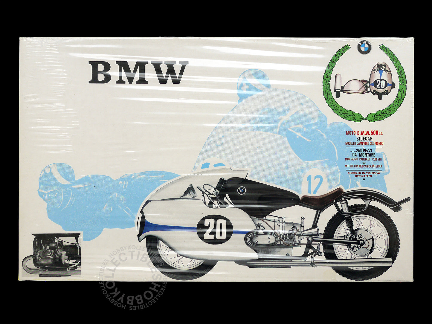 Protar 1/9 Moto BMW 500 cc w/ Sidecar Mod.118 Factory Sealed Shrink Wrap RARE!!