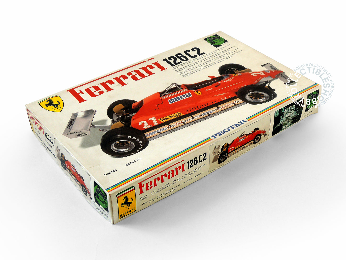 Protar Vintage 1/12 Ferrari 126 C2 F1 Mod.188 Model Kit