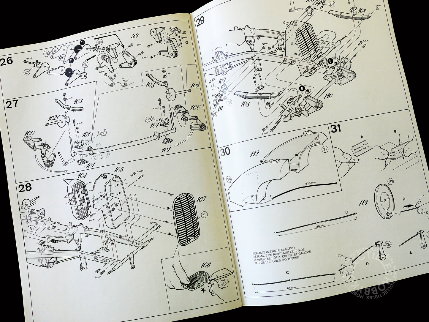 Protar Vintage 1/12 Fiat 806 Mod.161 Plastic & Metal Model Kit