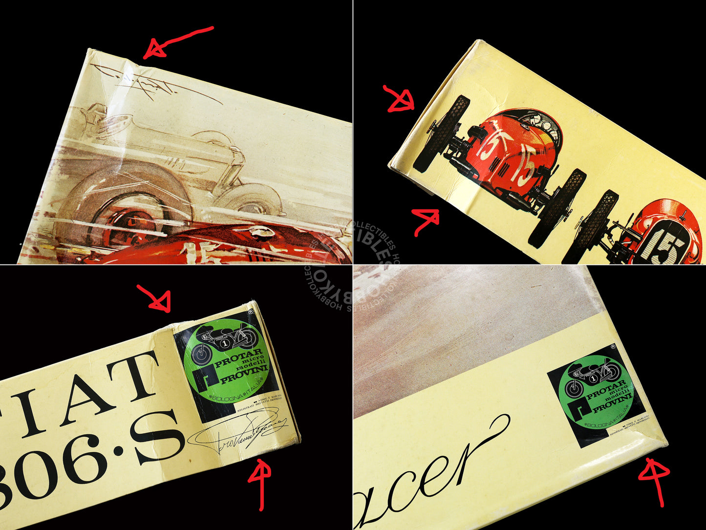 Protar Vintage 1/12 Fiat 806 Mod.161 Plastic & Metal Model Kit