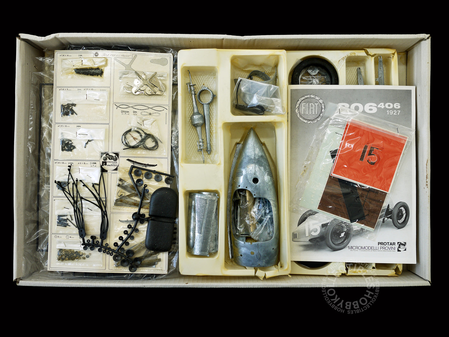 Protar Vintage 1/12 Fiat 806 Mod.161 Plastic & Metal Model Kit