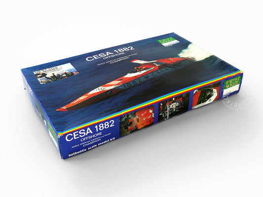 Protar Vintage 1/40 CESA 1882 Offshore Yacht Mod.212 Model Kit