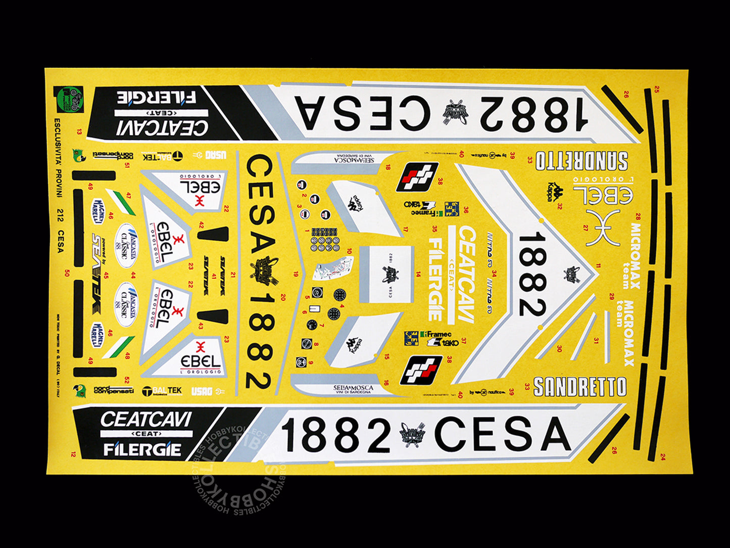 Protar Vintage 1/40 CESA 1882 Offshore Yacht Mod.212 Model Kit