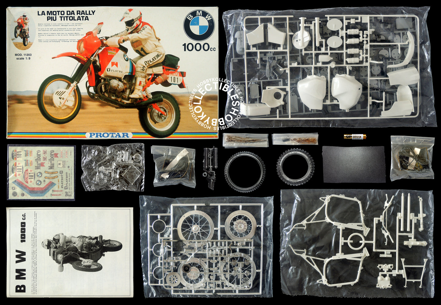 Protar Vintage 1/9 BMW Rally Mod. 11203 Motorcycle Model Kit